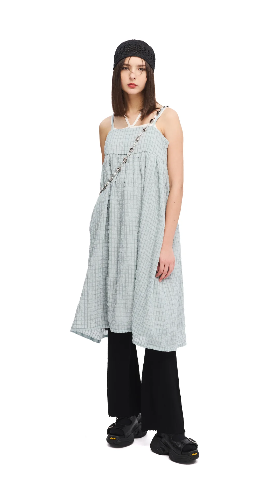 Wrinkle Chiffon Slipdress