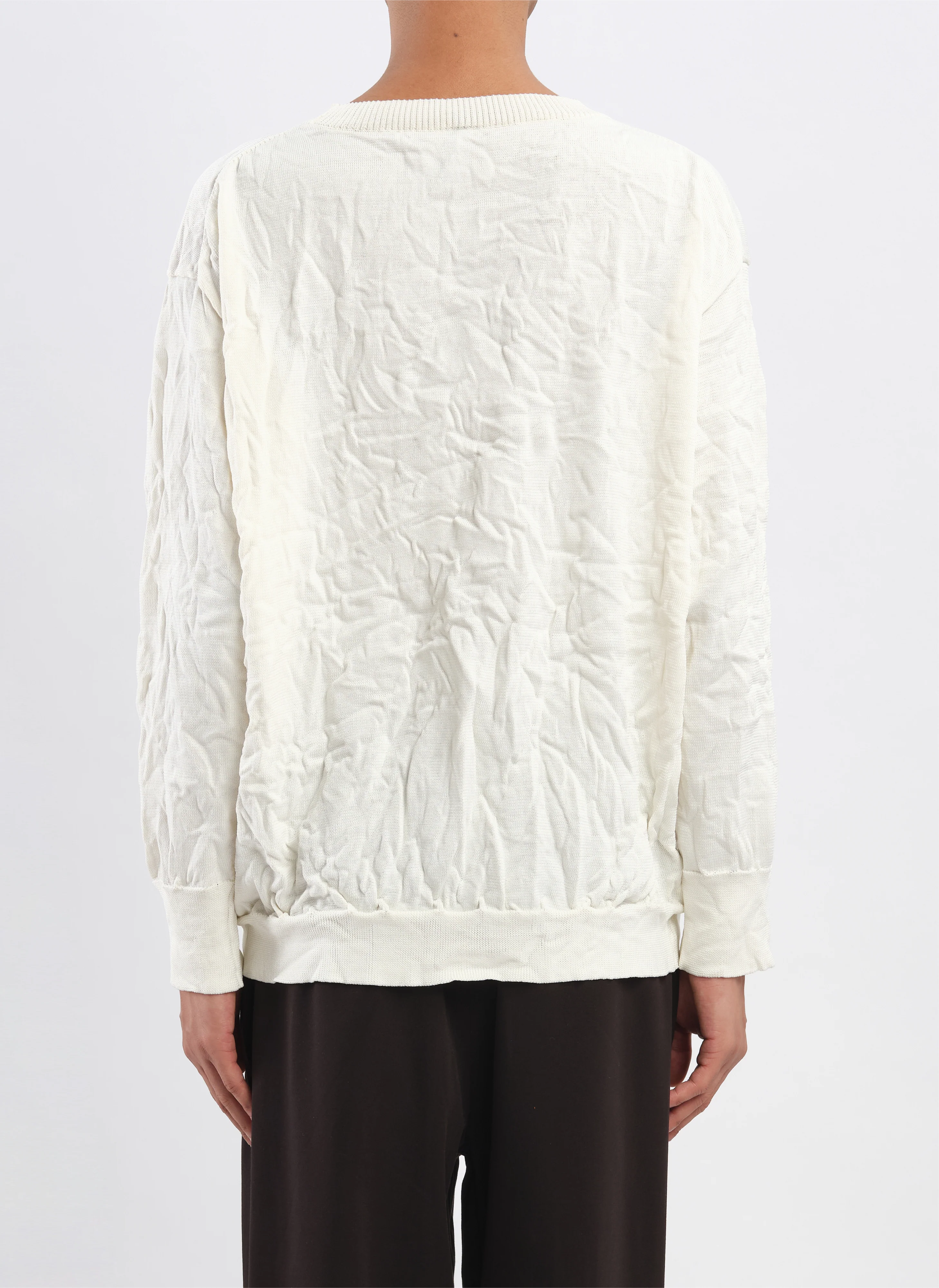 Wrinkle Polyester Dry Knit Pullover