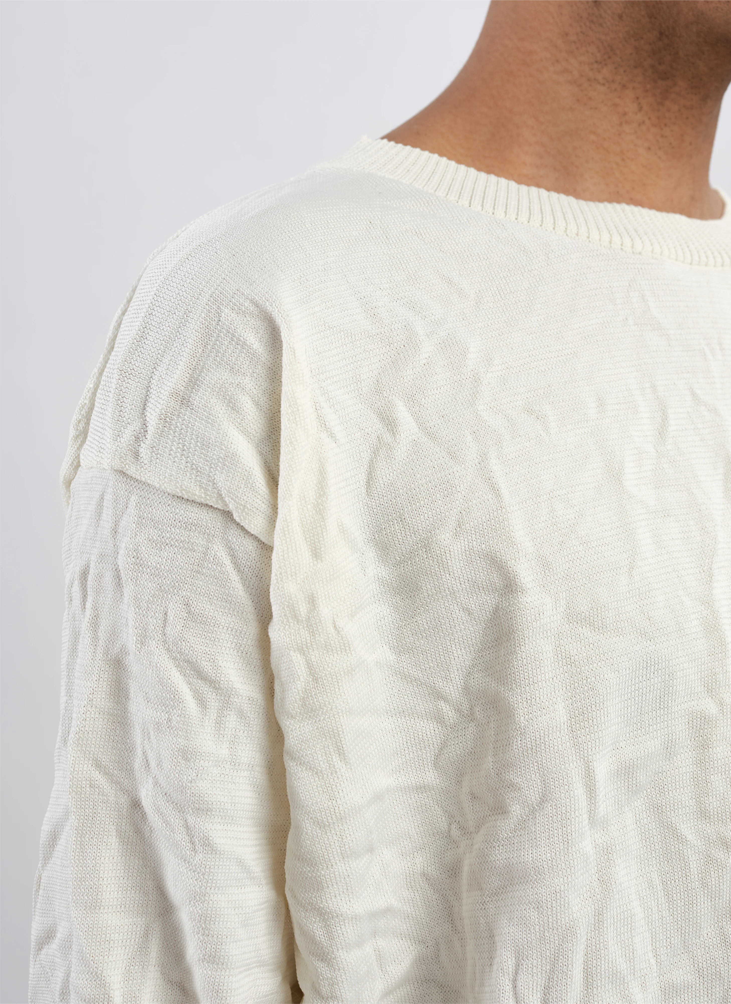 Wrinkle Polyester Dry Knit Pullover