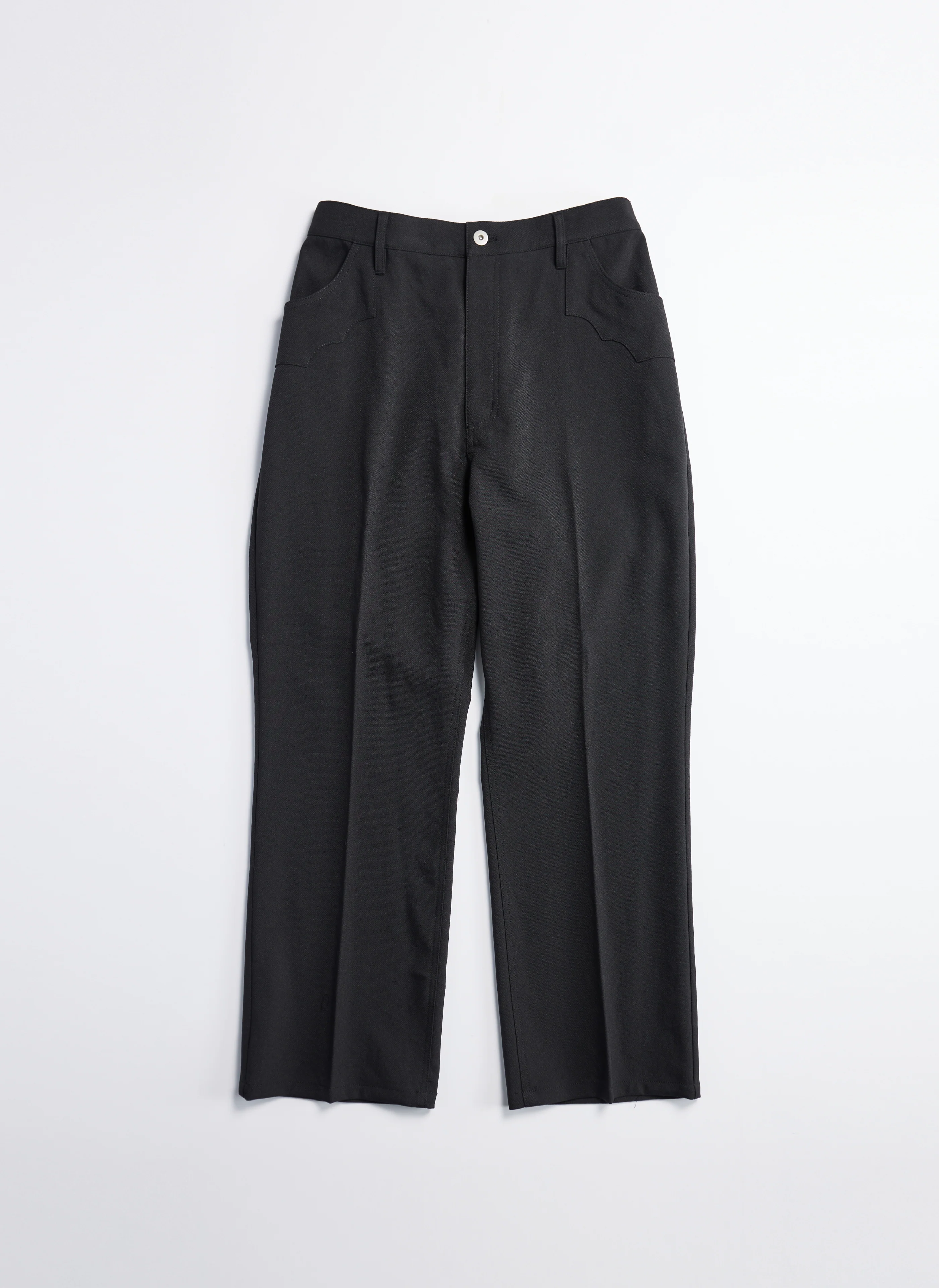 Wool Like Polyester Boot Cut Flare Pants