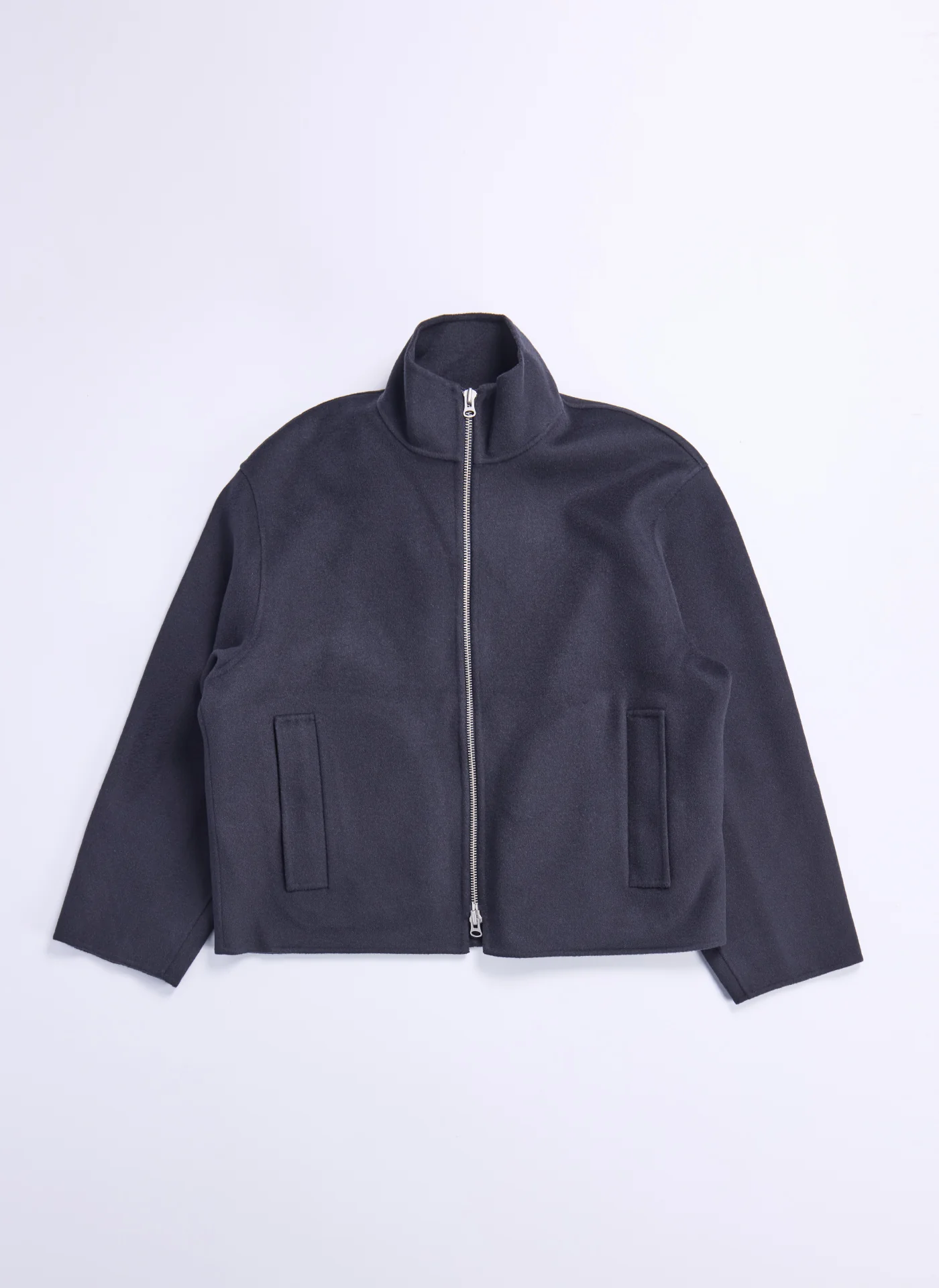 W.R Wool Cashmere Stand Collar Jacket - Hudung