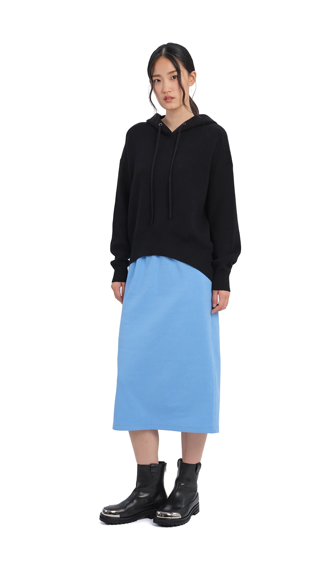 Pencil Split Skirt - Hudung