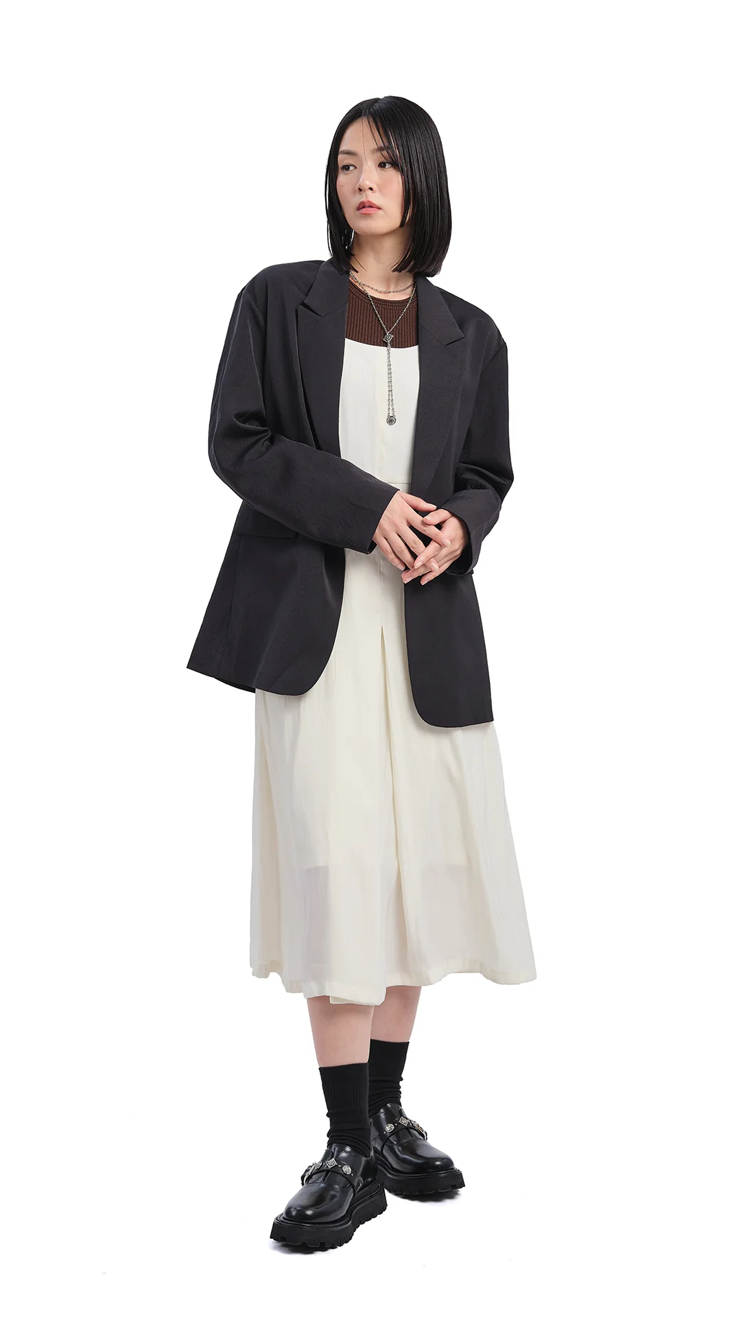 Loose fit Blazer - Hudung