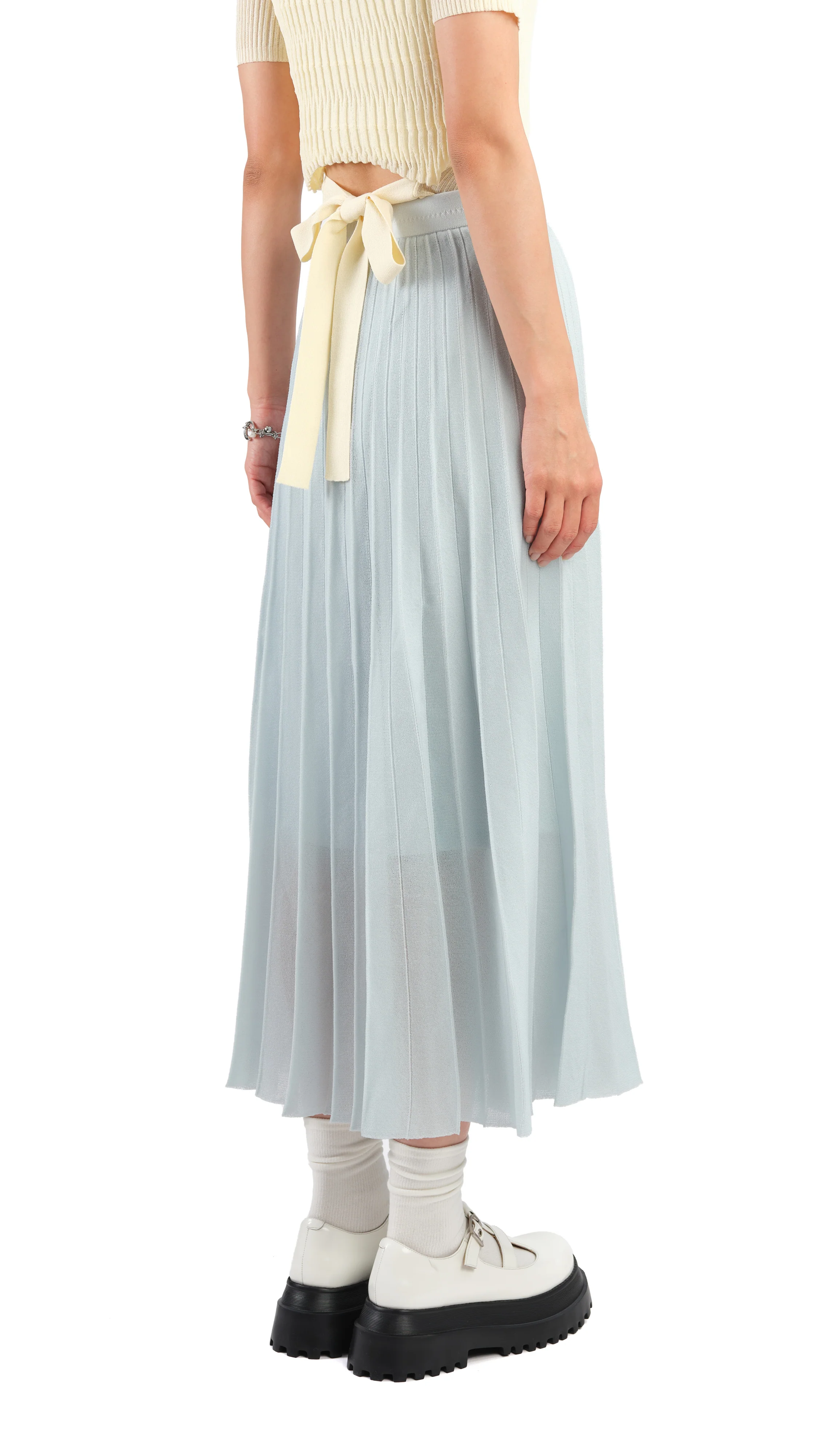 Sheer Knit Skirt - Hudung