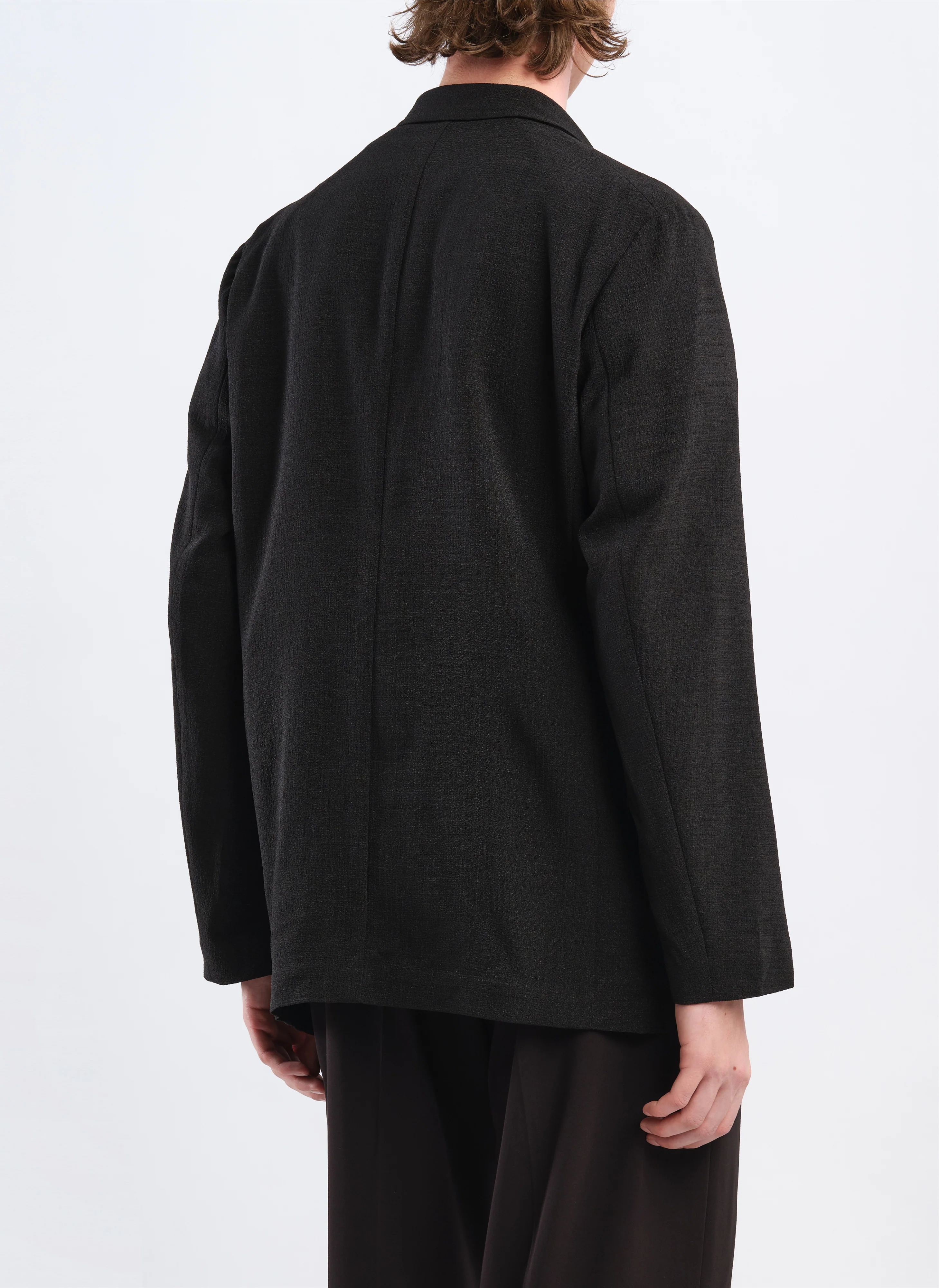 Polyester Soft Single Bresated Blazer - Hudung