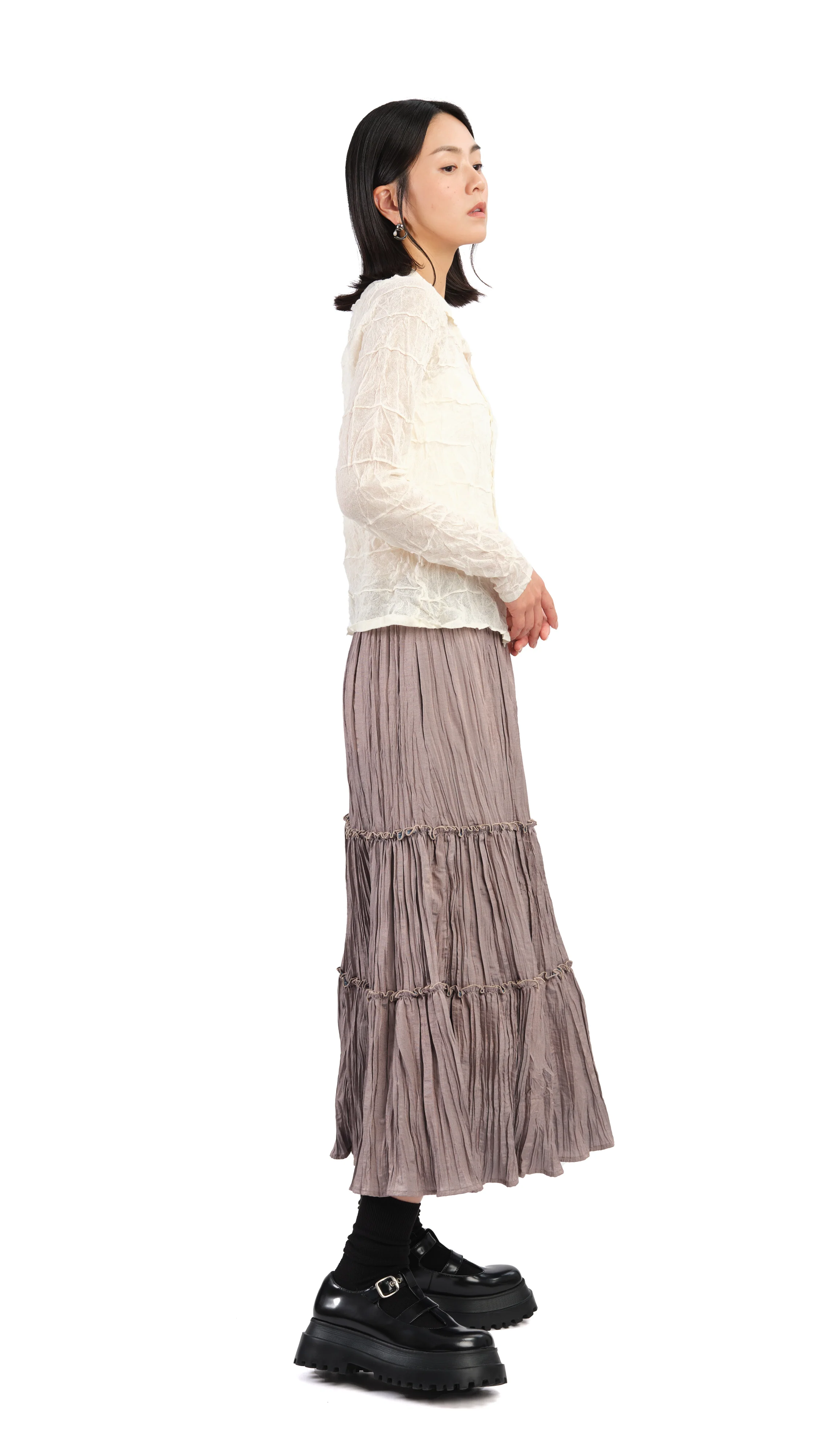 Pleated Skirt - Hudung