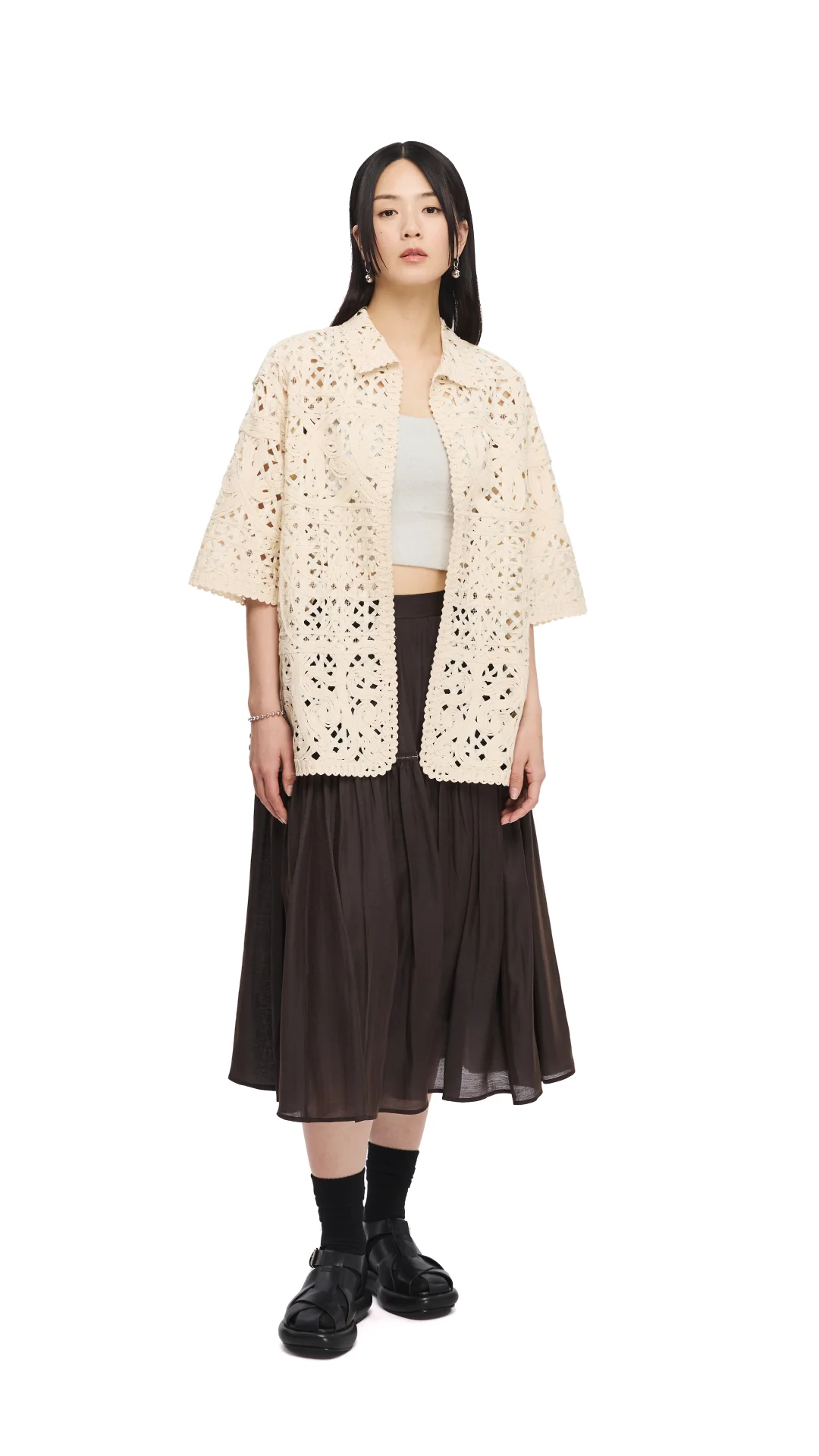 See-Through Gypsy Skirt - Hudung