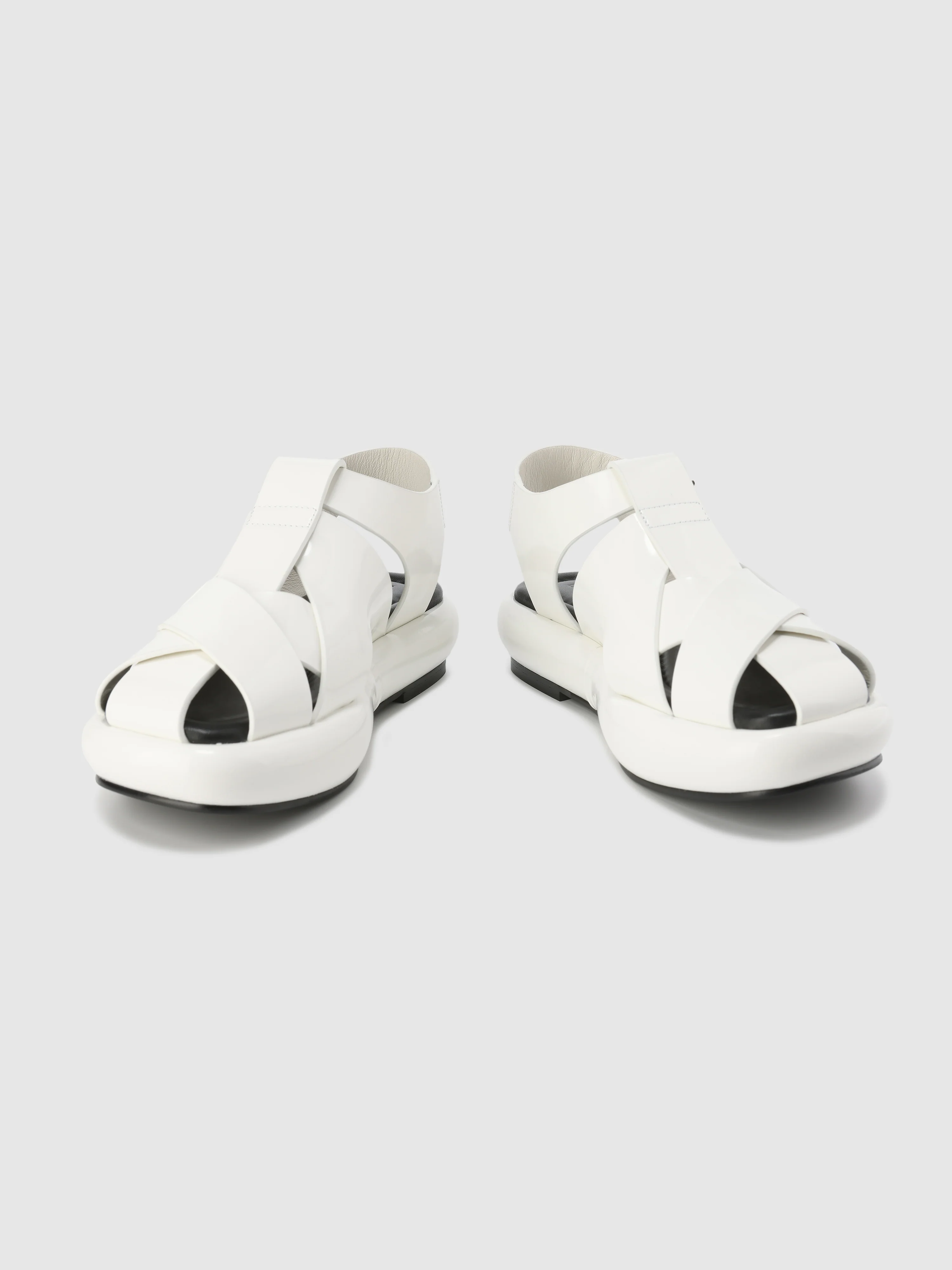 Flatform Fisherman Ankle Strap Sandals - Hudung