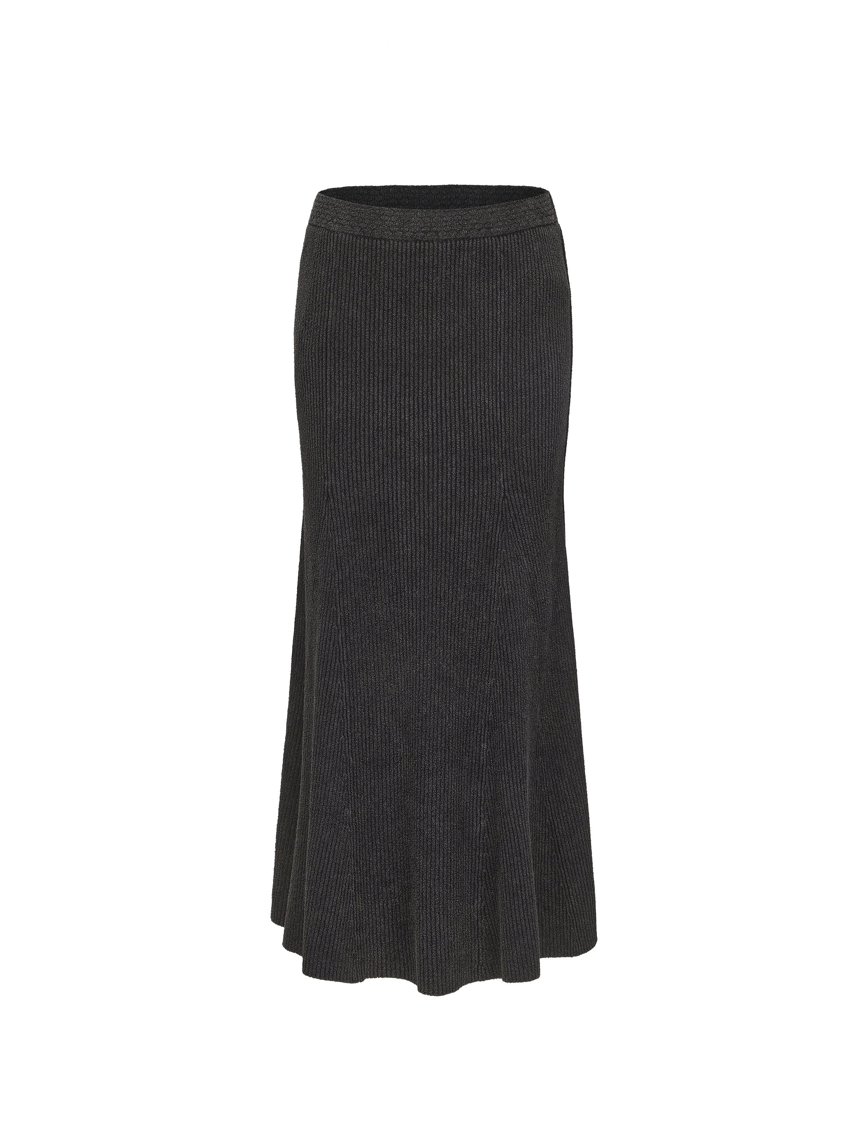 Soil Knit Fish Tail Skirt - Hudung