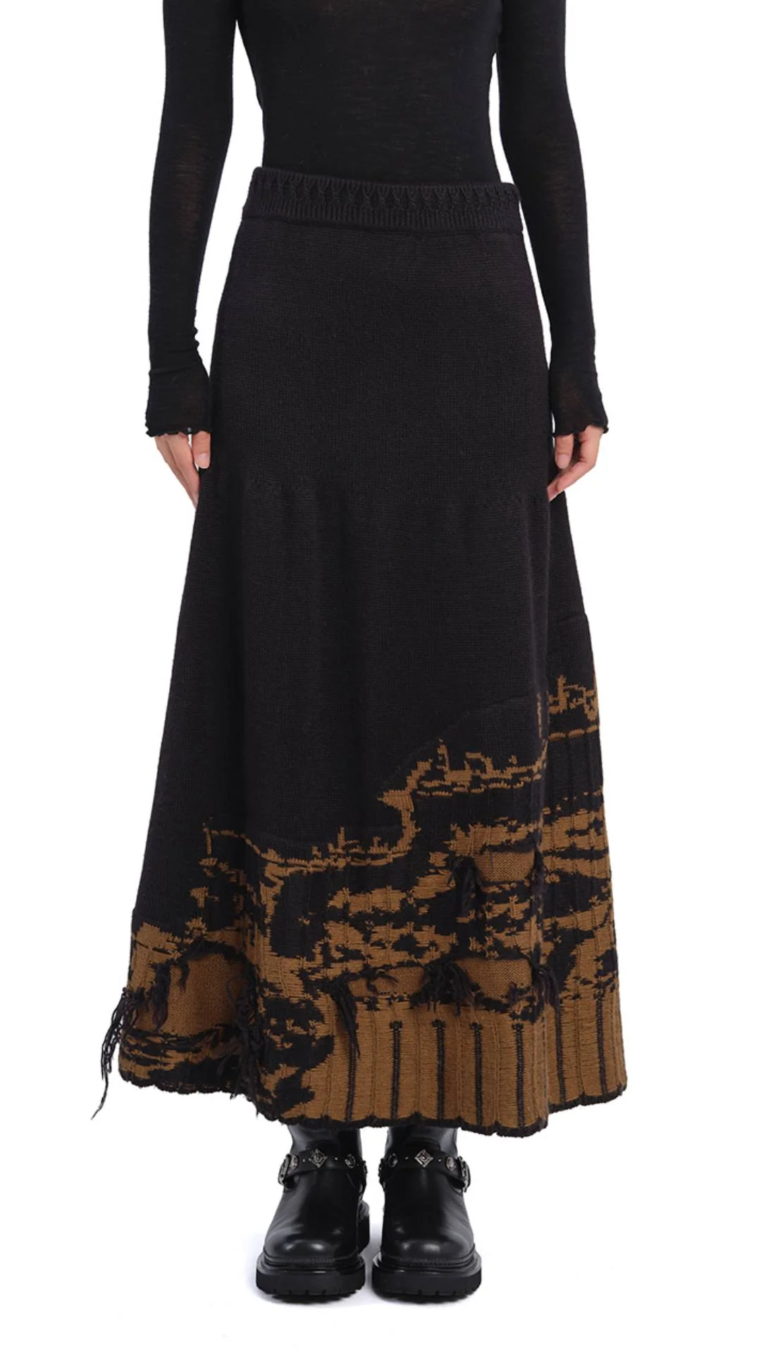 Queen Sisi Knitted Skirt - Hudung