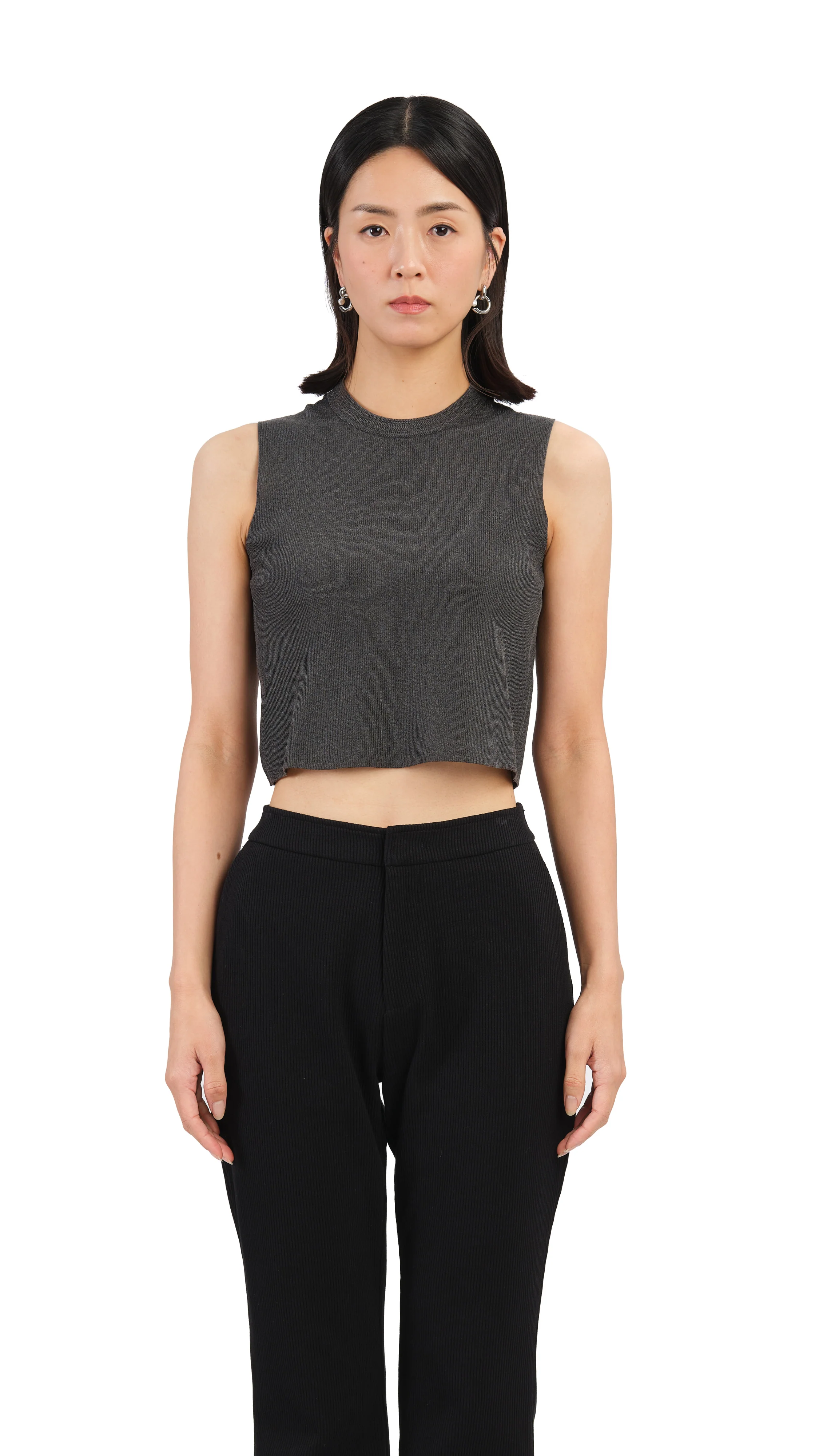 Sheer Knit Vest - Hudung