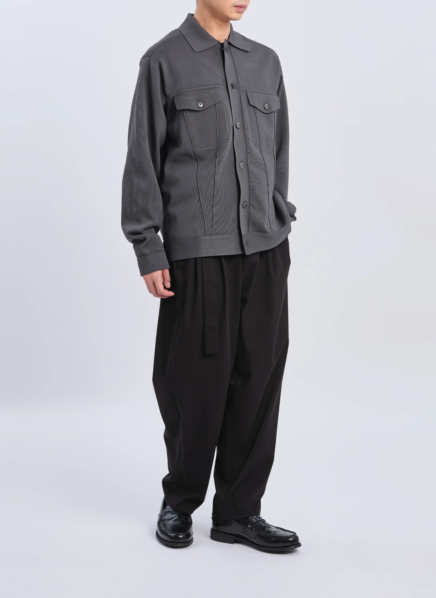 Wonder Shape (Move) Wide Tapered Pants (P-12) - Hudung