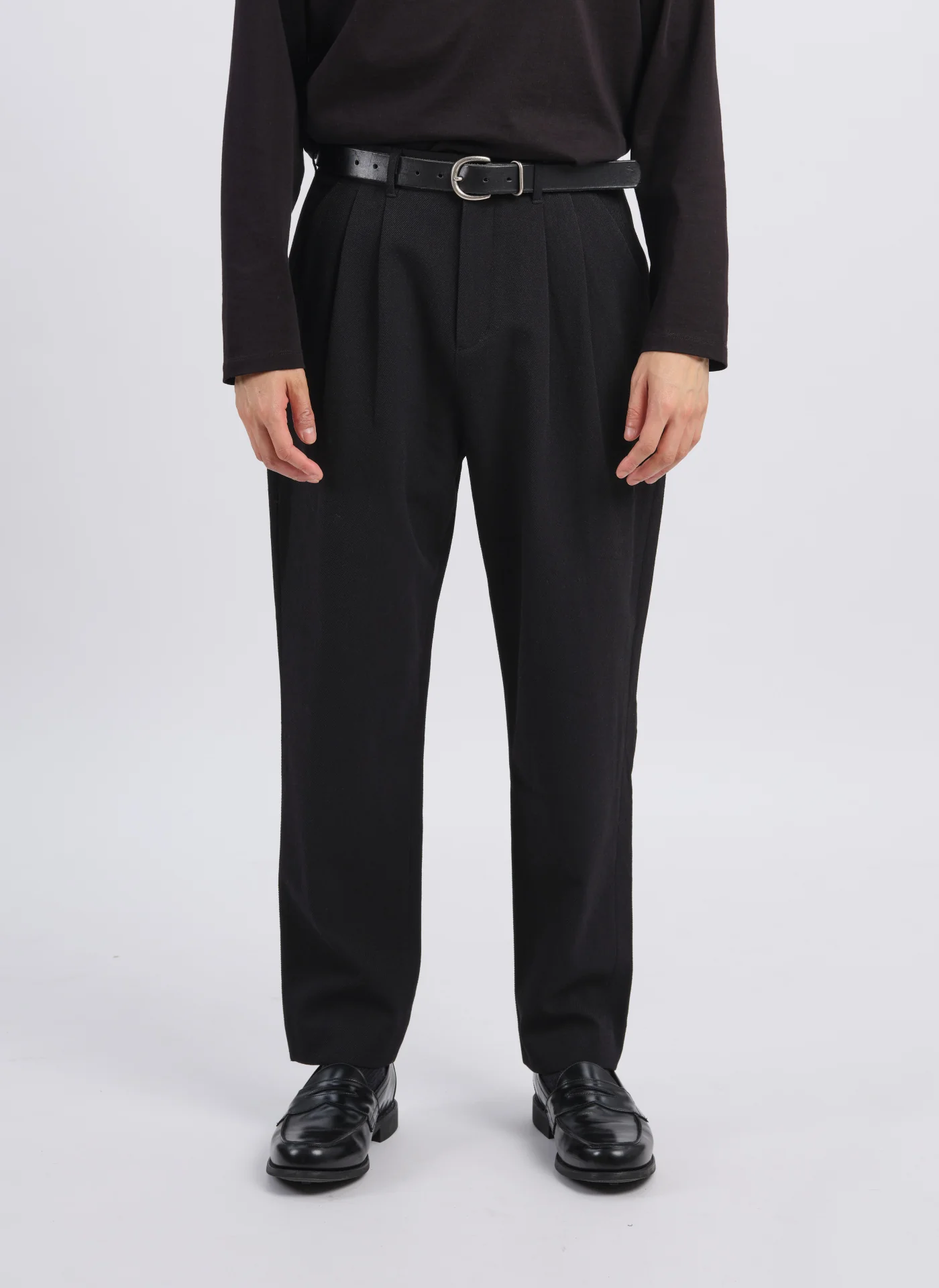 Solotex Garbardine (Work) Ankle Length Relax Tapered Pants [P-10] - Hudung