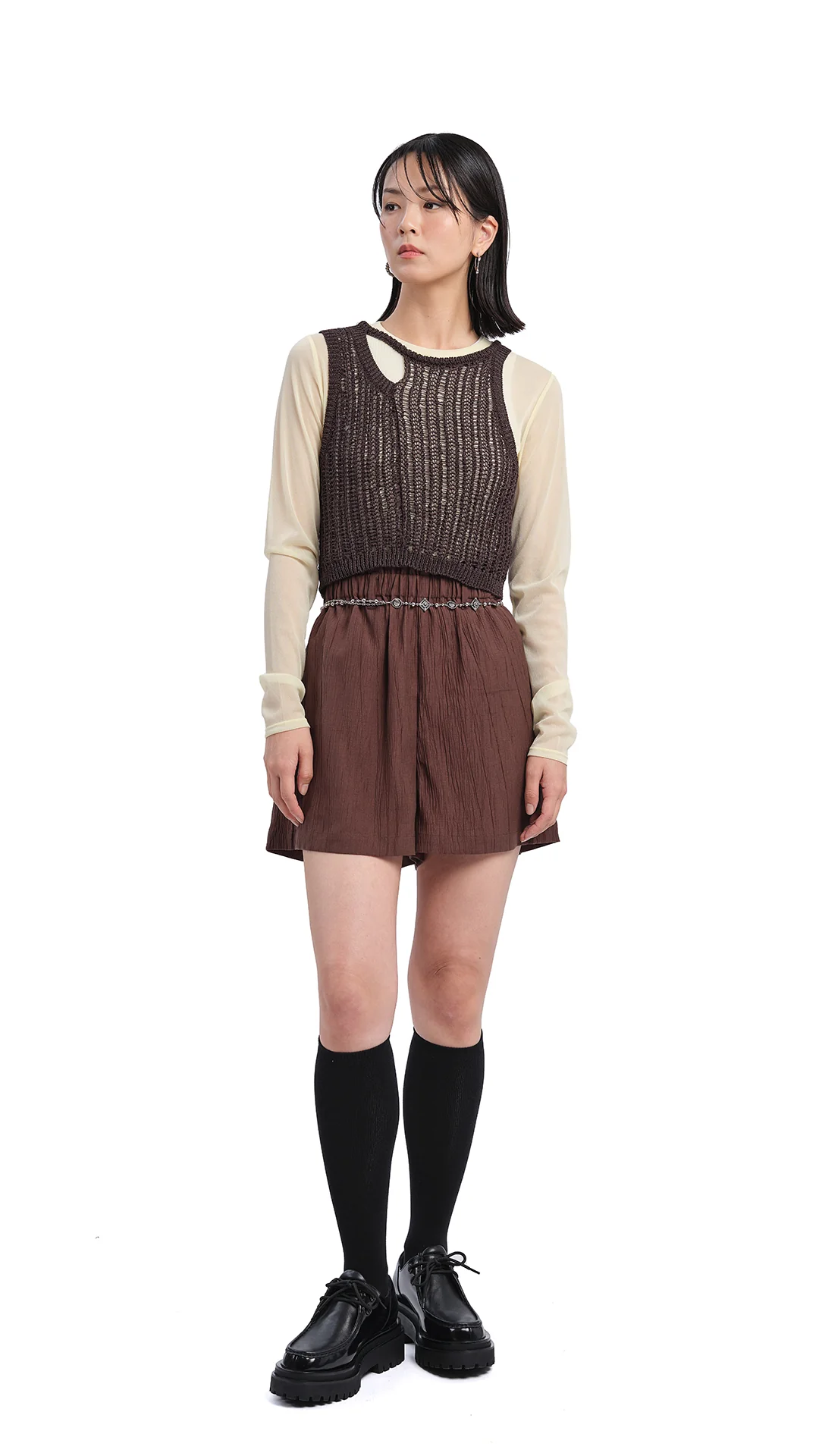 Creased Shorts - Hudung