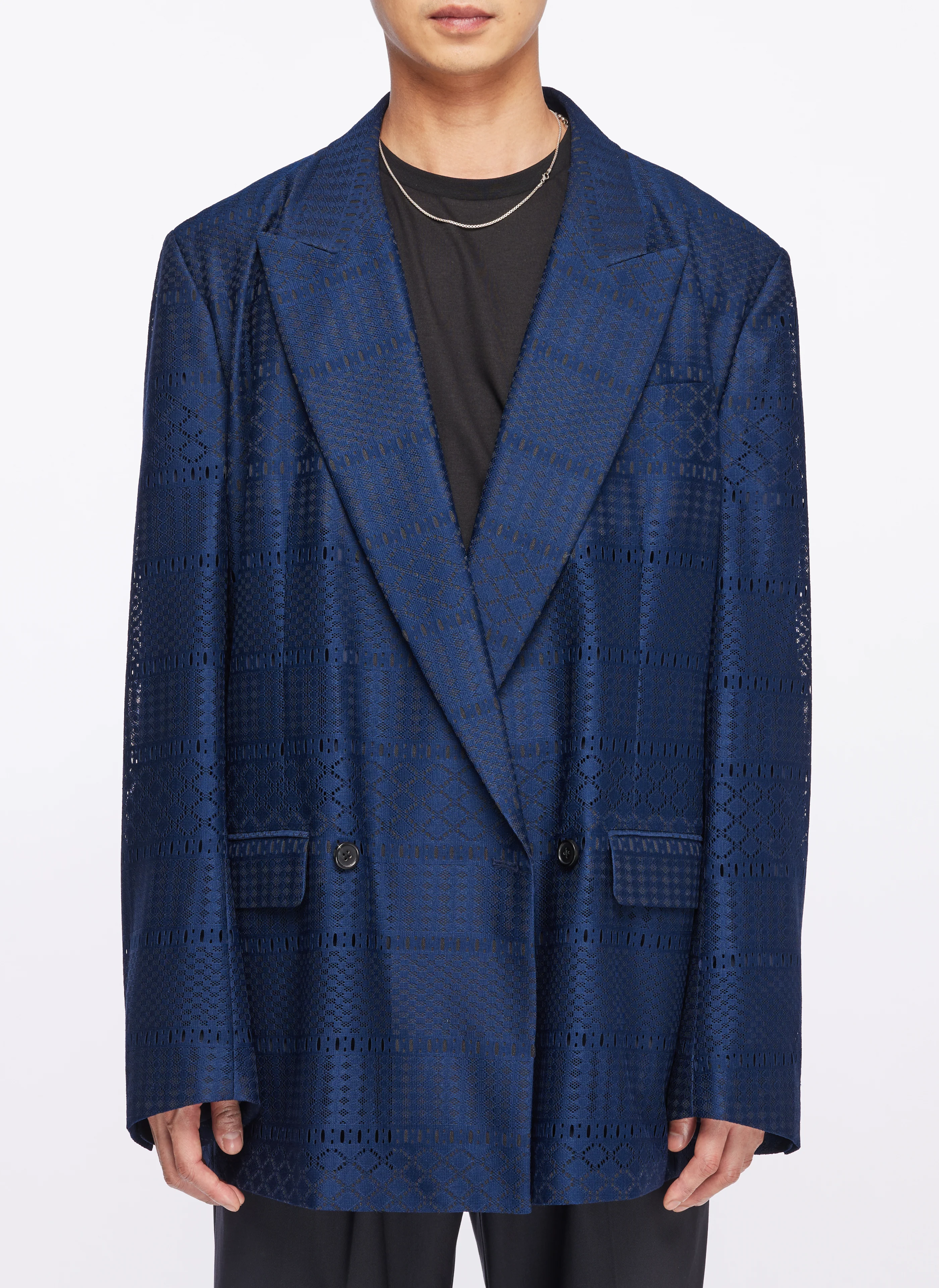 Kyoto Lily Lace Blazer - Hudung