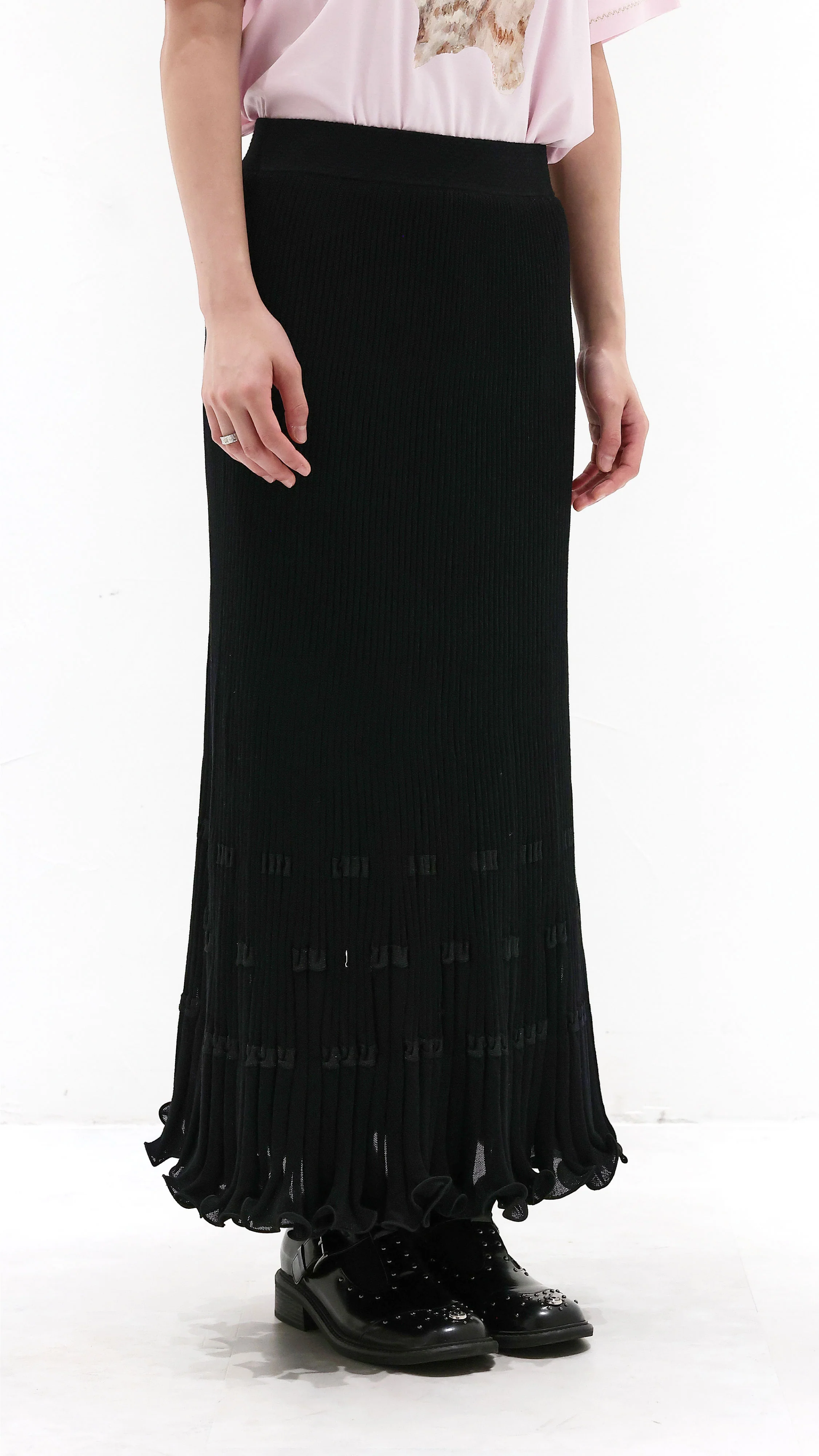 Fish Tail Knit Skirt - Hudung