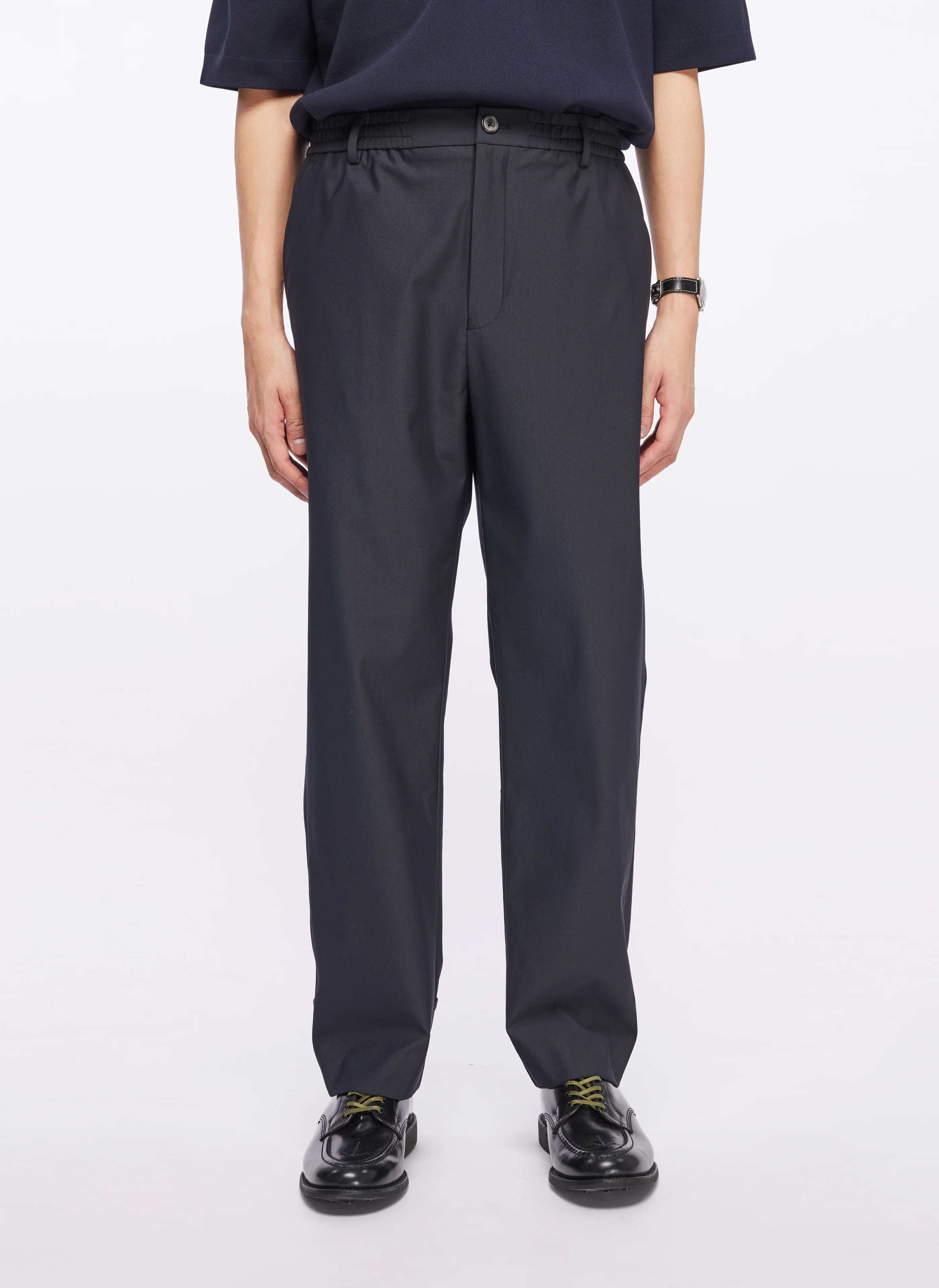 Wonder Shape (Move) Ankle Length Regular Tapered Pants (P-14) - Hudung