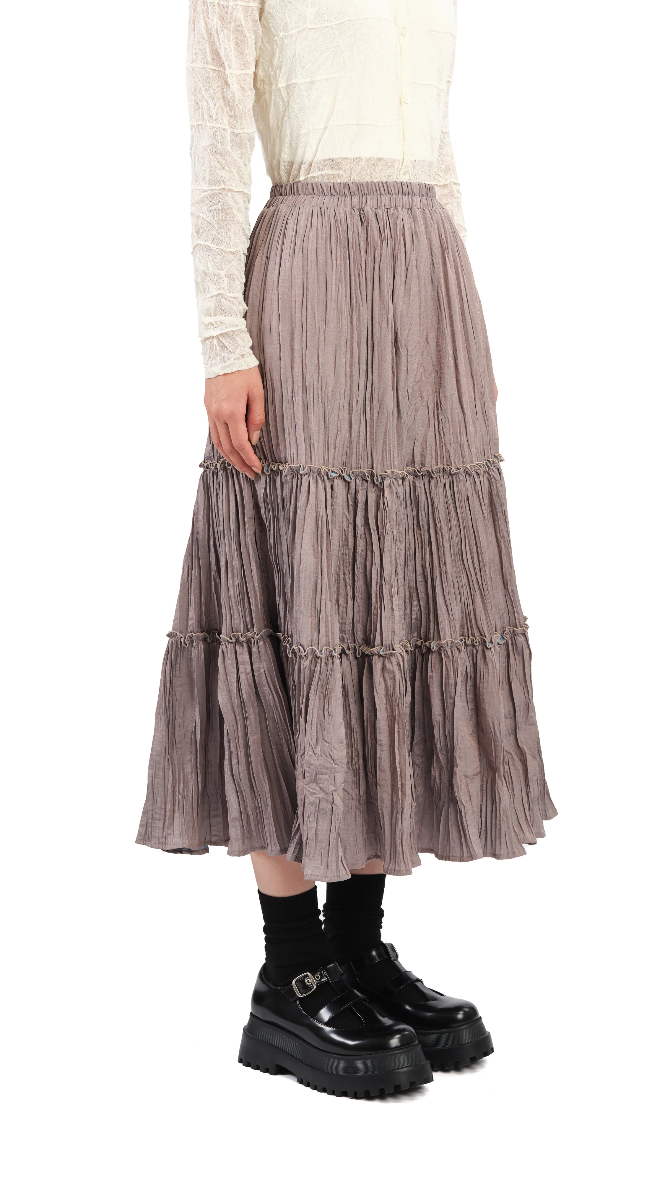 Pleated Skirt - Hudung