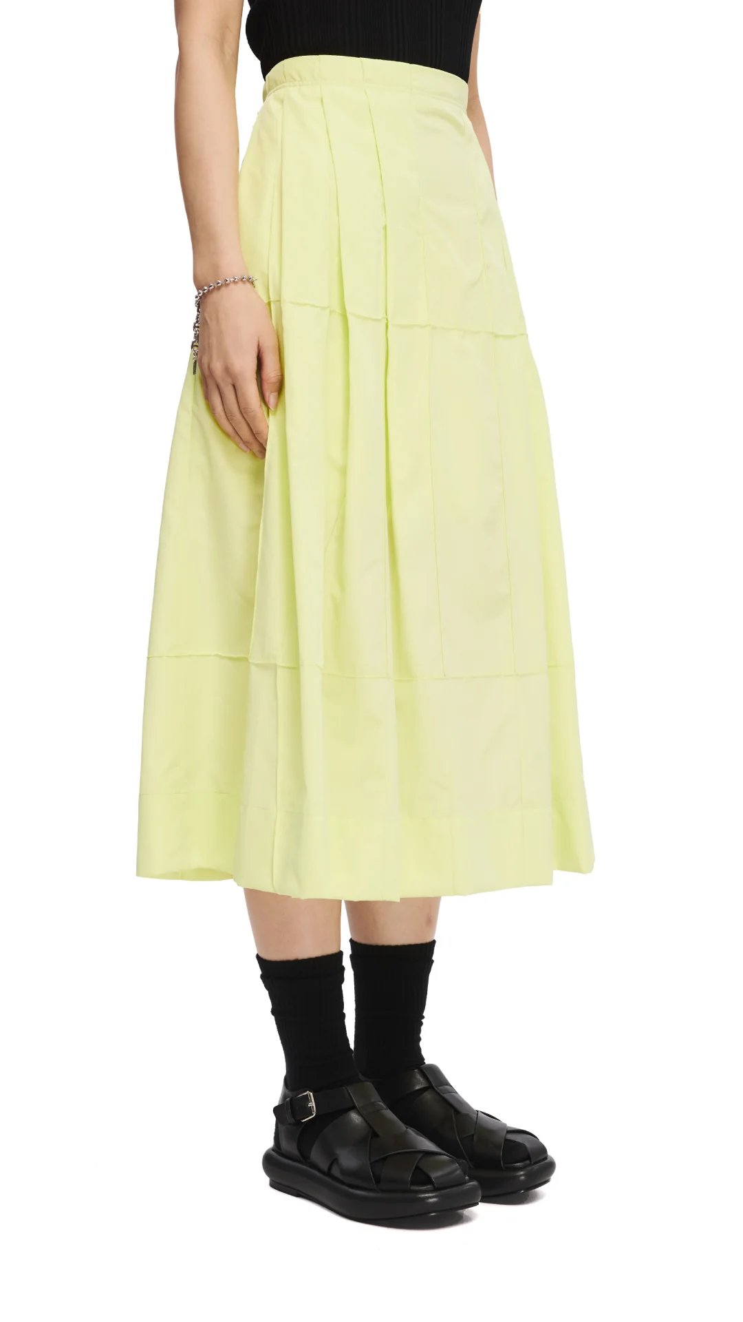 Tucks Skirts - Hudung