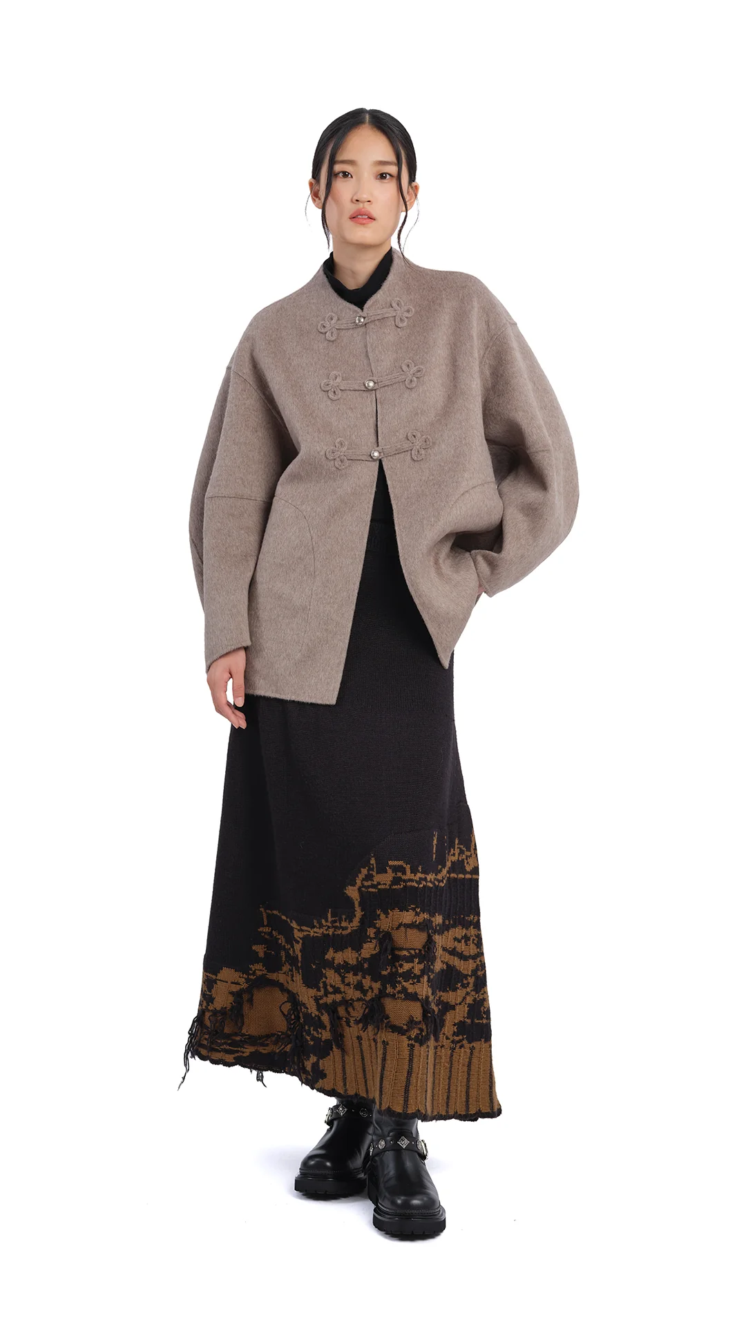 Queen Sisi Knitted Skirt - Hudung