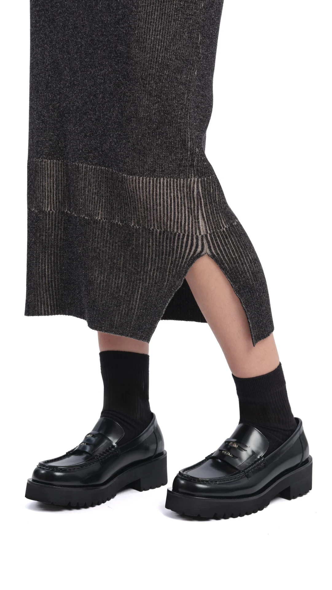 Leather Penny Loafers - Hudung