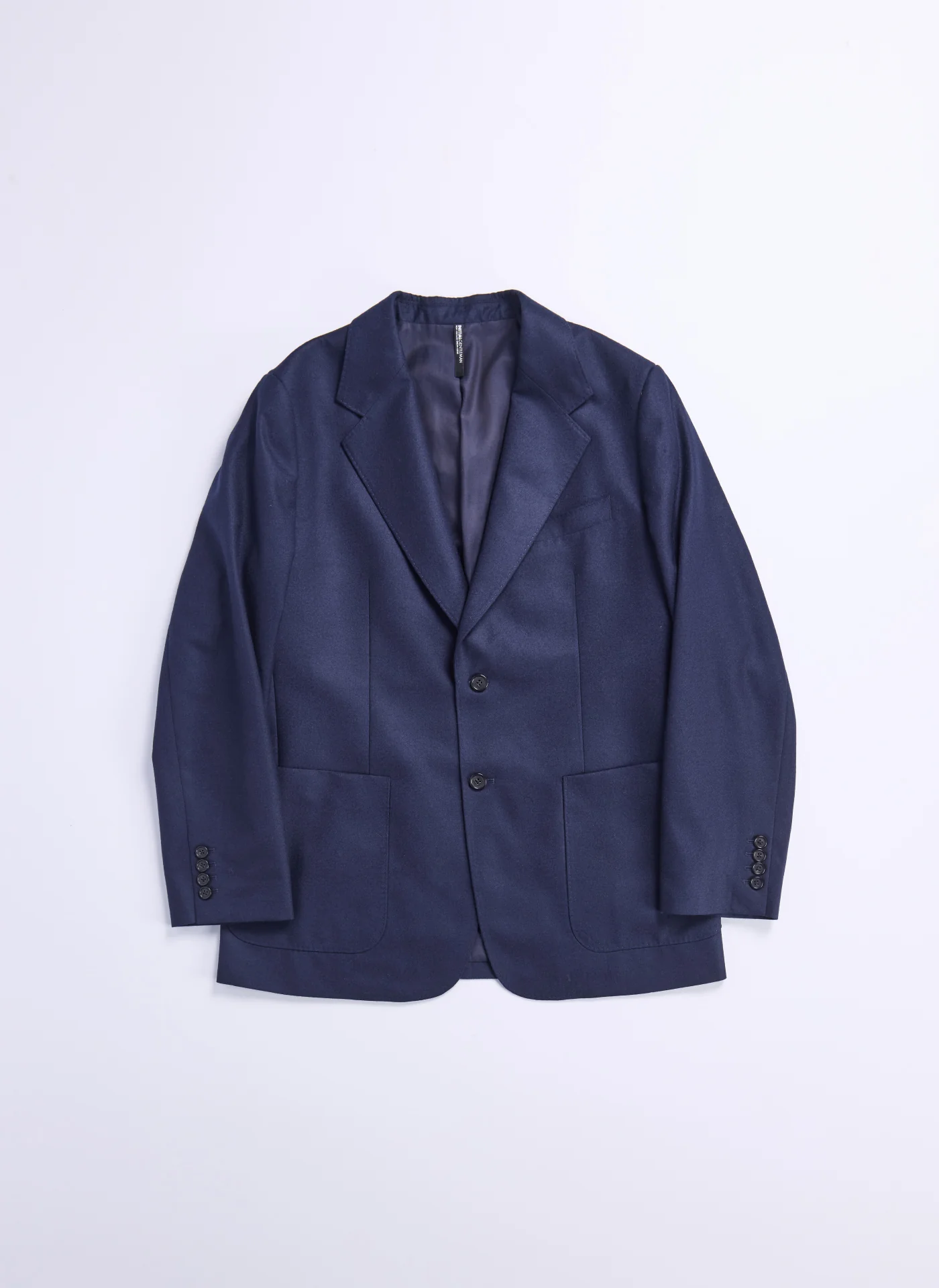 Marzotto Extrafine Wool Construction Suit Blazer - Hudung