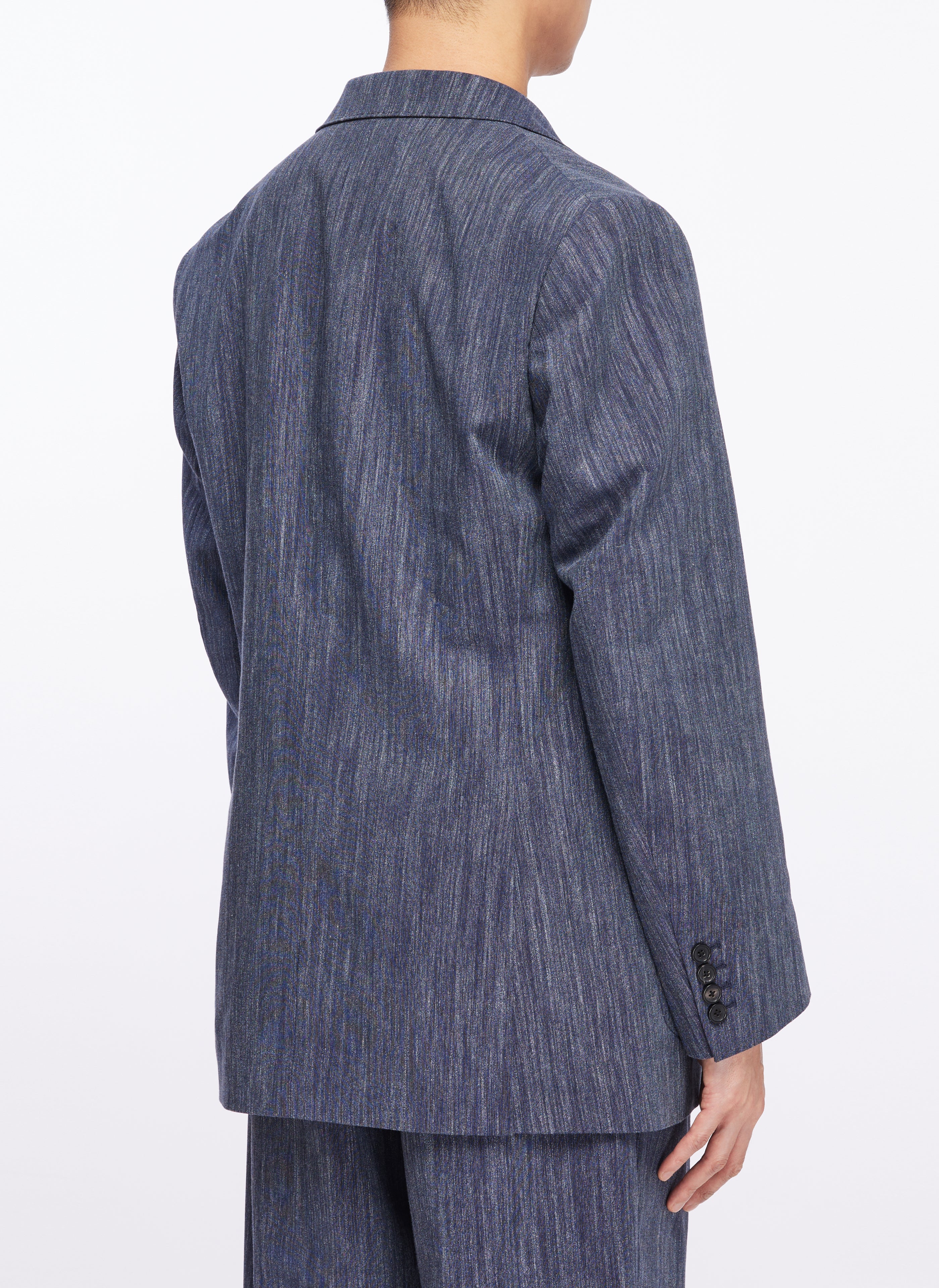 Marzotto Cotton Wool Construction Blazer - Hudung