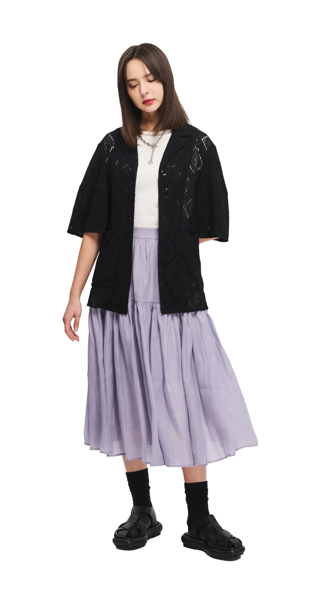 See-Through Gypsy Skirt - Hudung