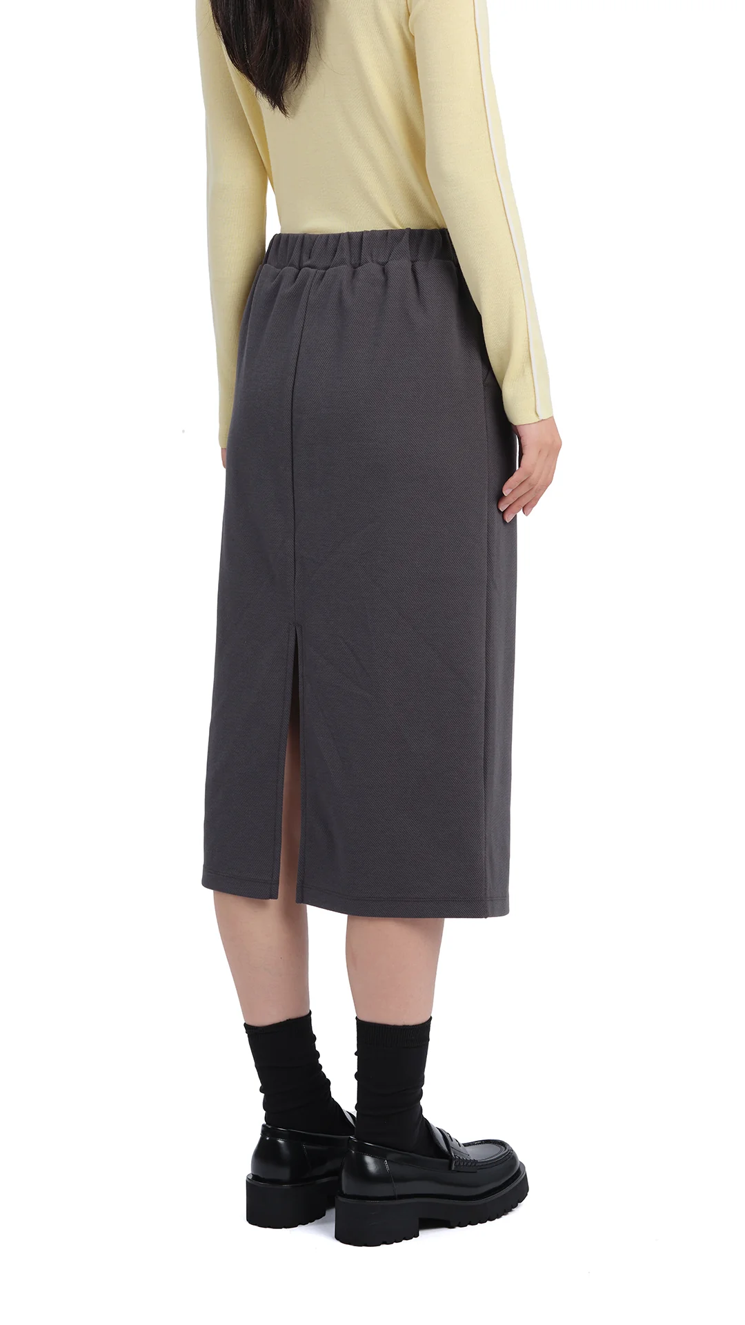 Pencil Split Skirt - Hudung