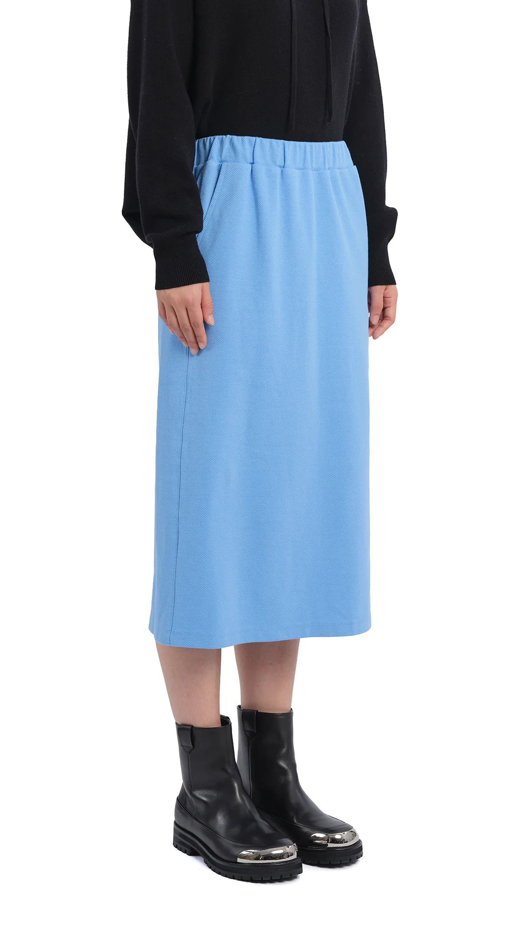 Pencil Split Skirt - Hudung