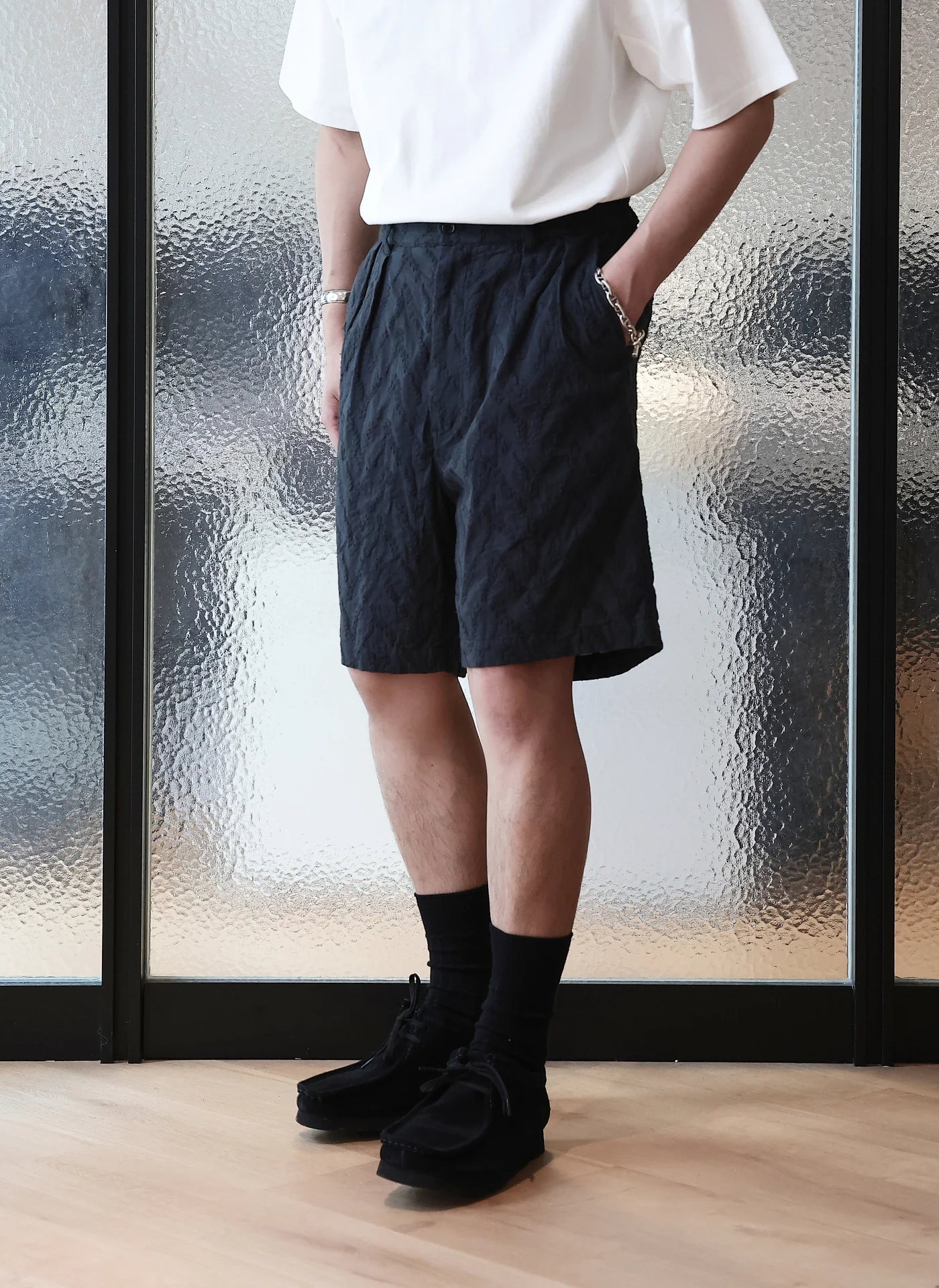 Cotton Embroidery Short - Hudung