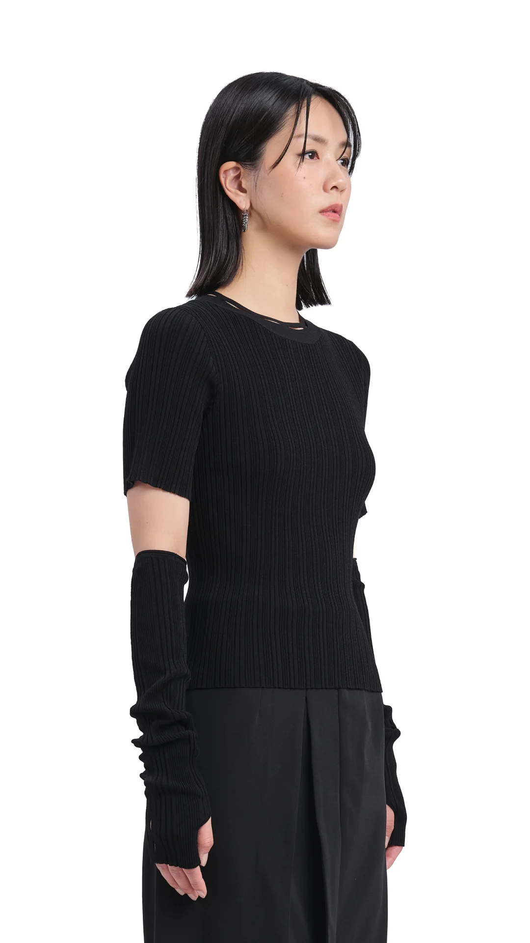 Sweater With Detachable Hand Warmer - Hudung