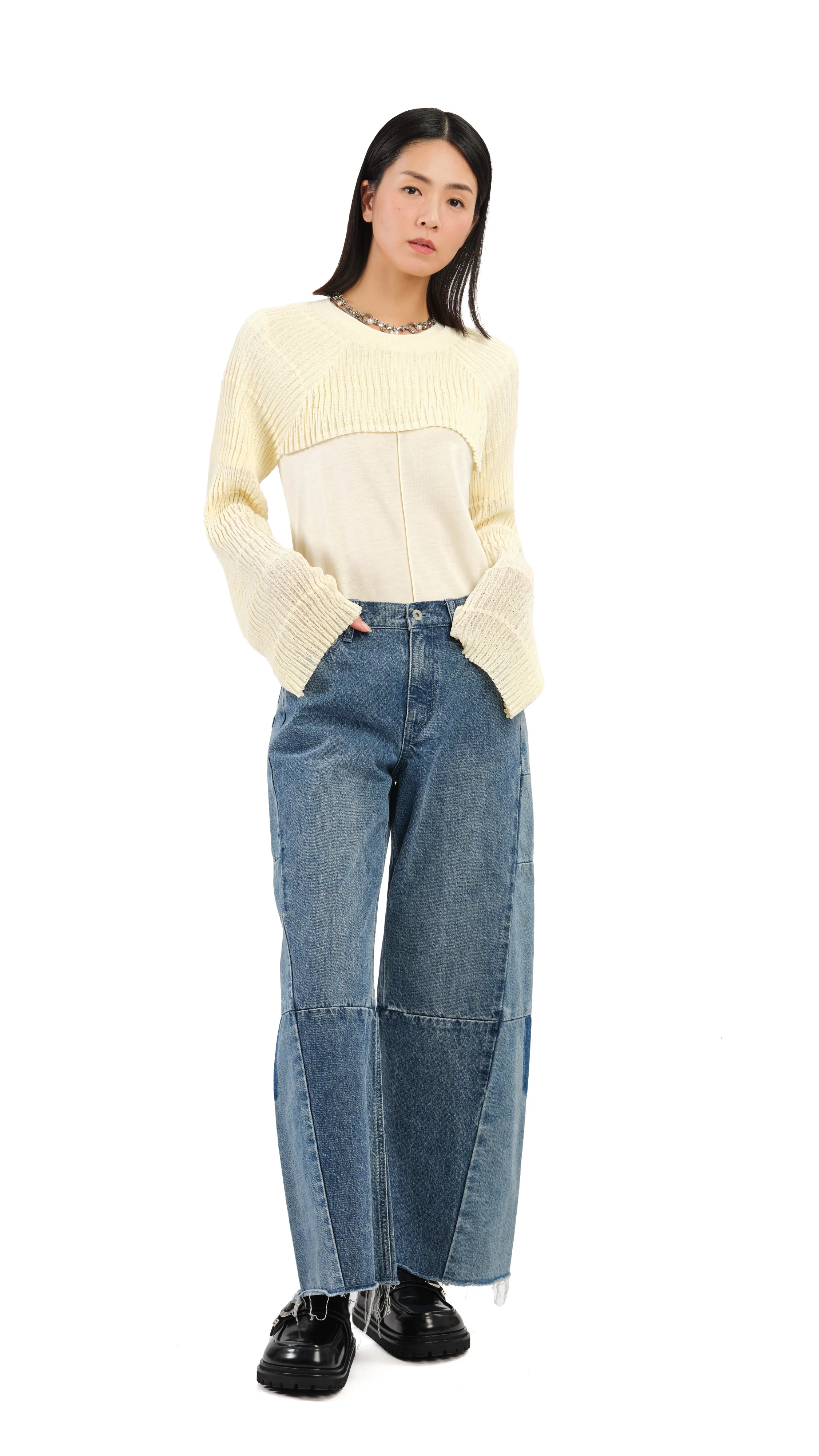 Simmer Short Sleeves Top - Hudung