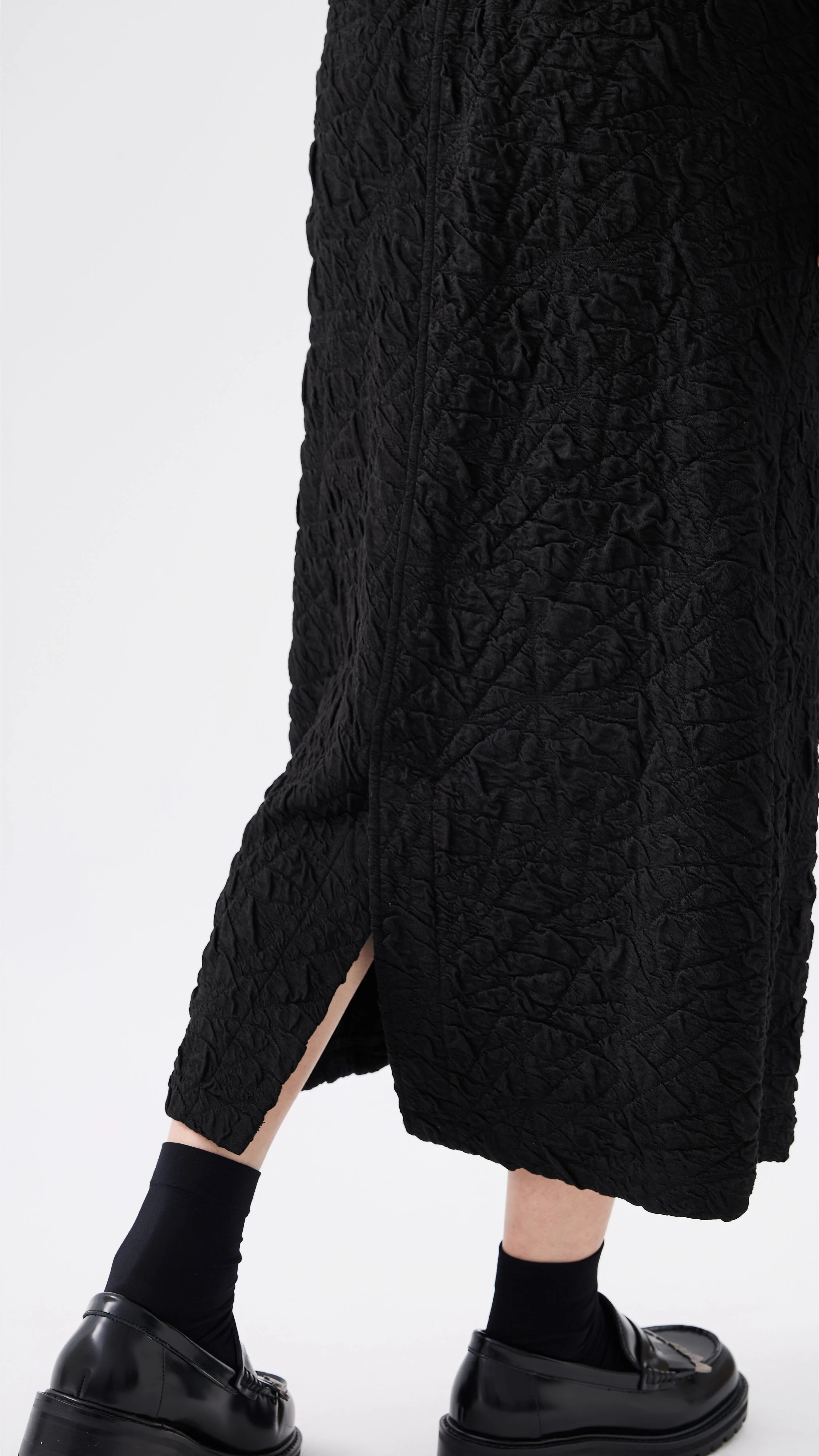 Textural Pencil Skirt - Hudung