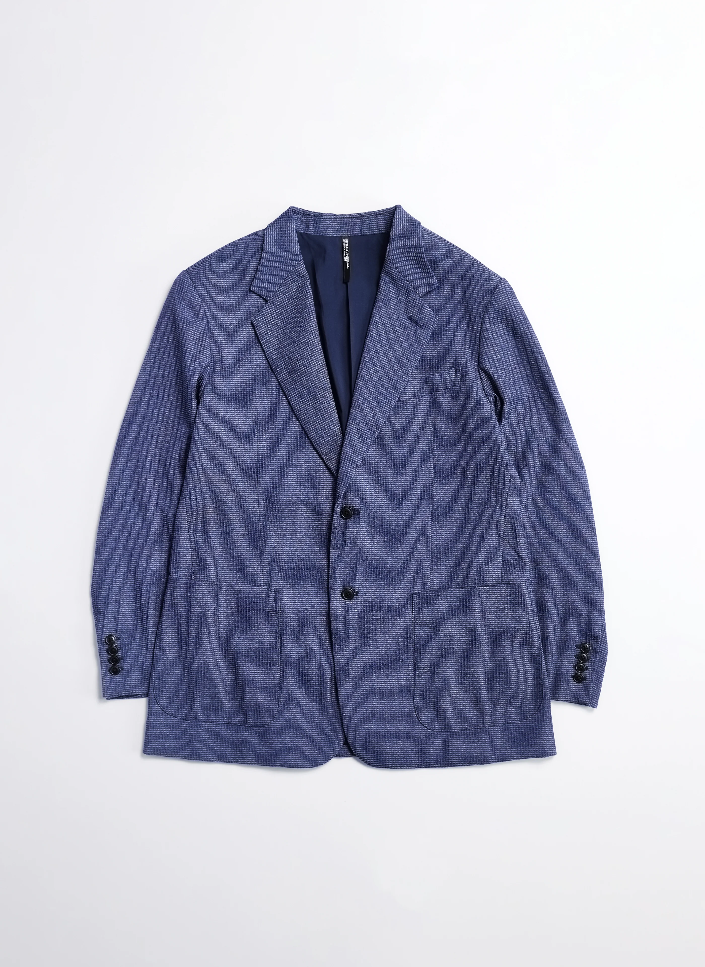 Nylon Polyester Single Breasted Suit Blazer - Hudung