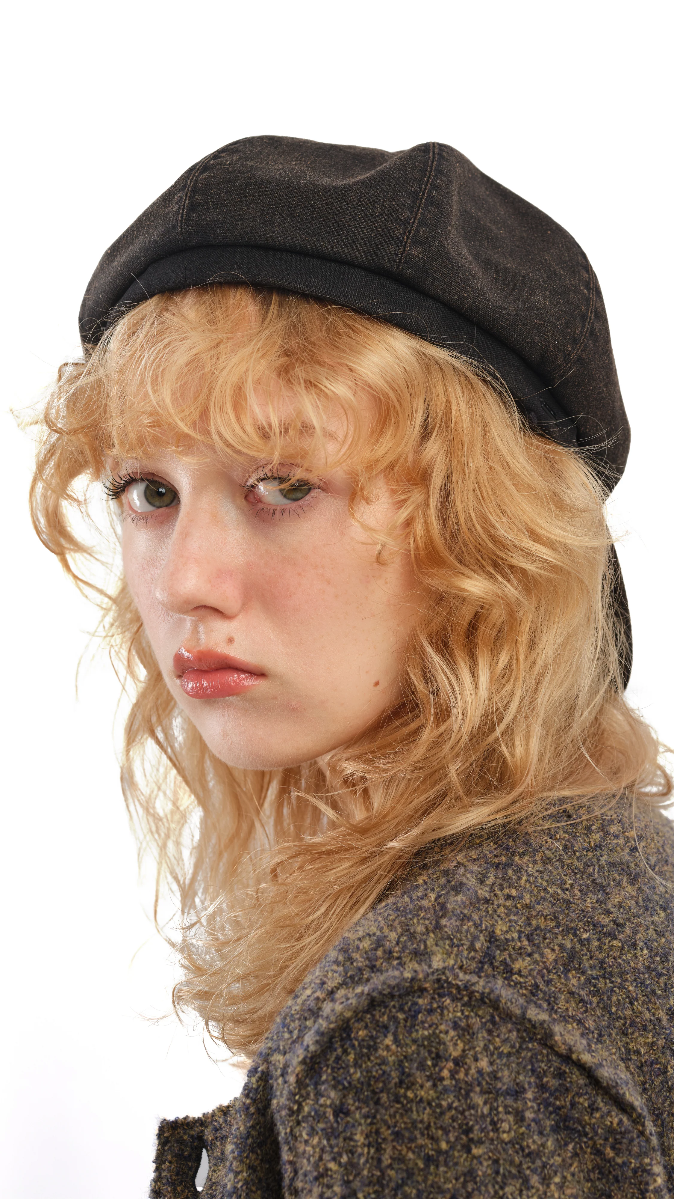 Rebuild Wasteland Washed Newsboy Cap - Hudung
