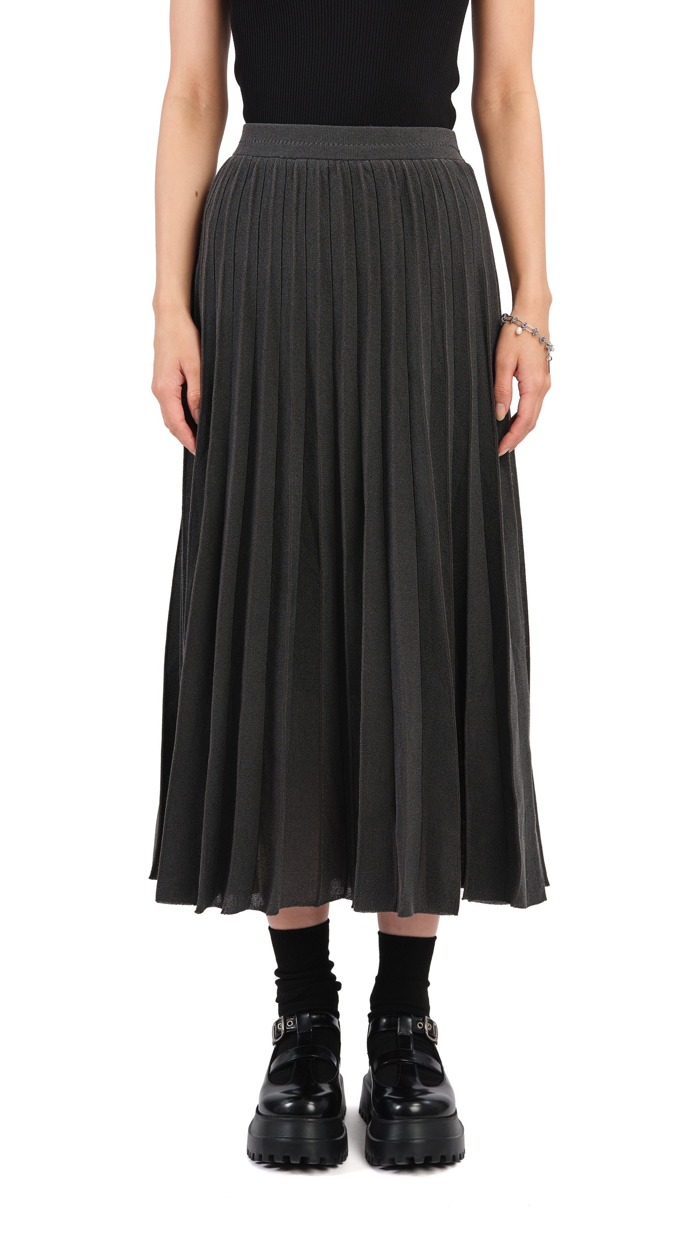 Sheer Knit Skirt - Hudung