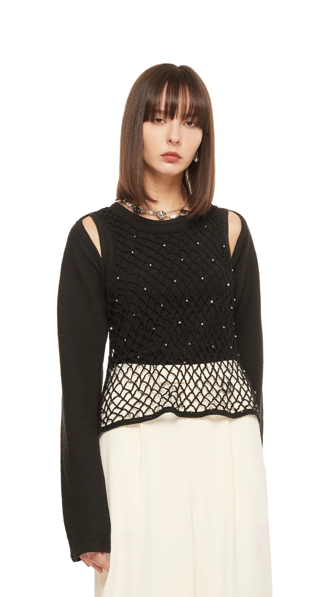 2 In 1 Slim Top - Hudung