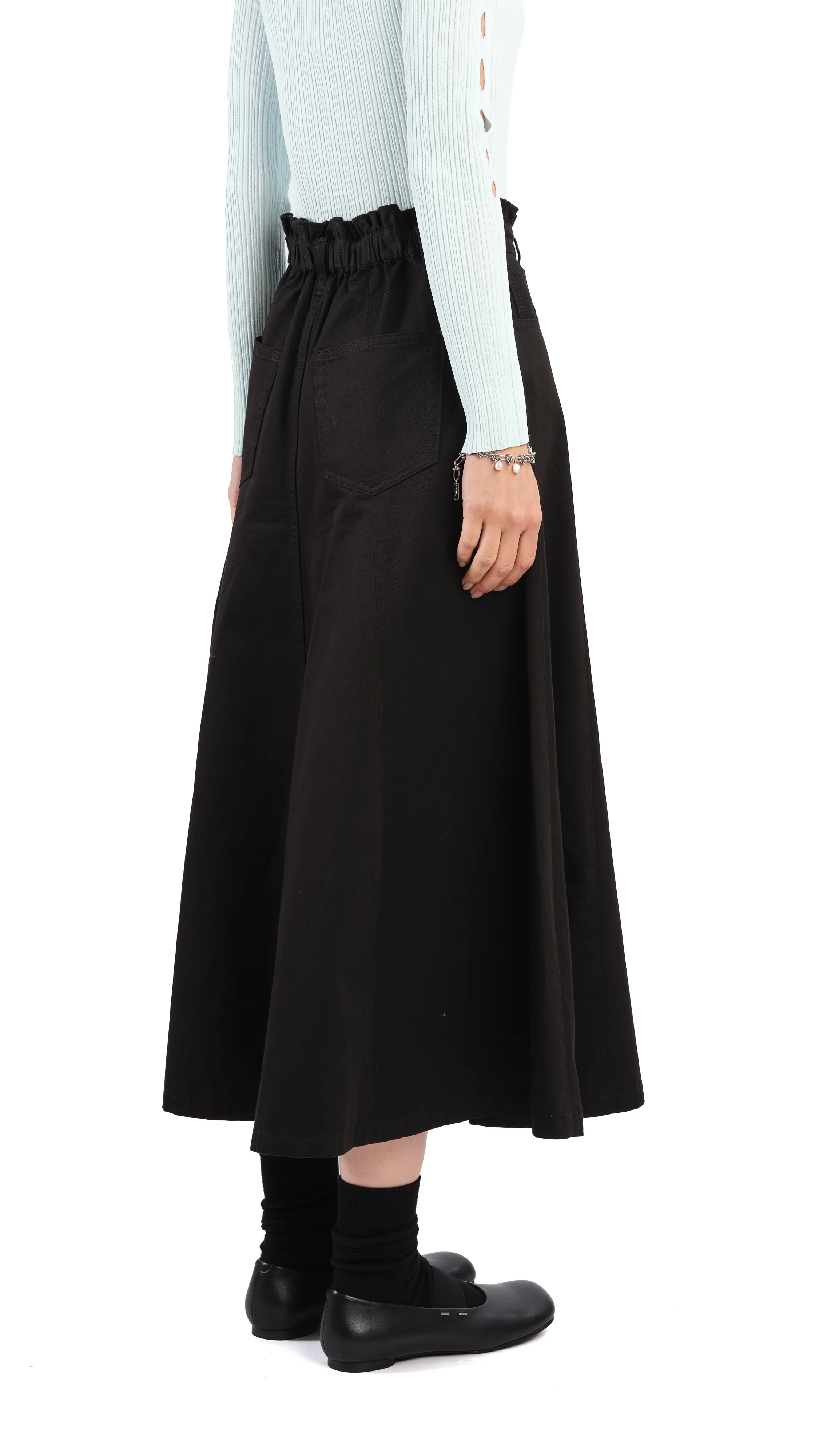 Ruffles Trim Skirt - Hudung