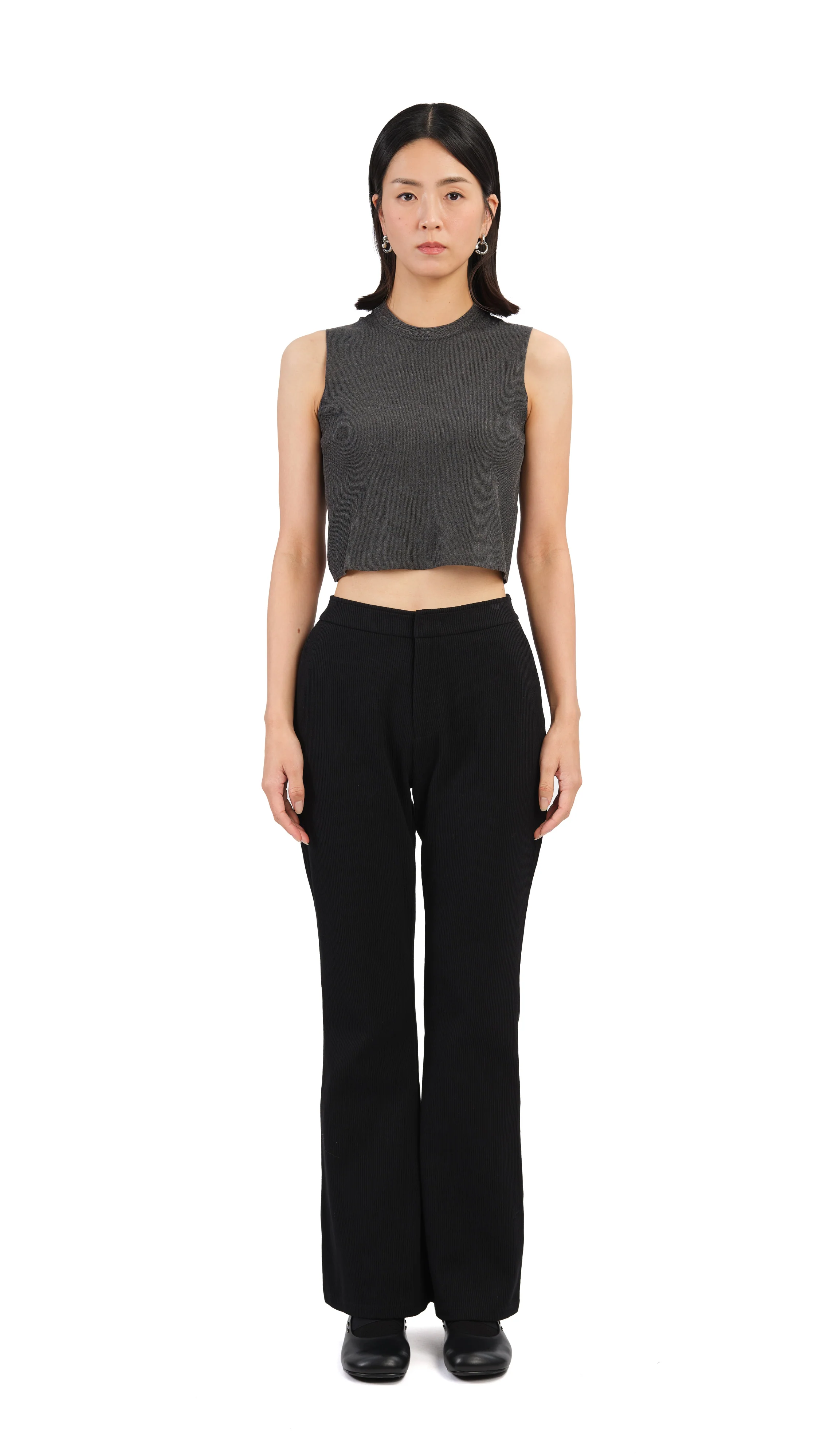 Sheer Knit Vest - Hudung