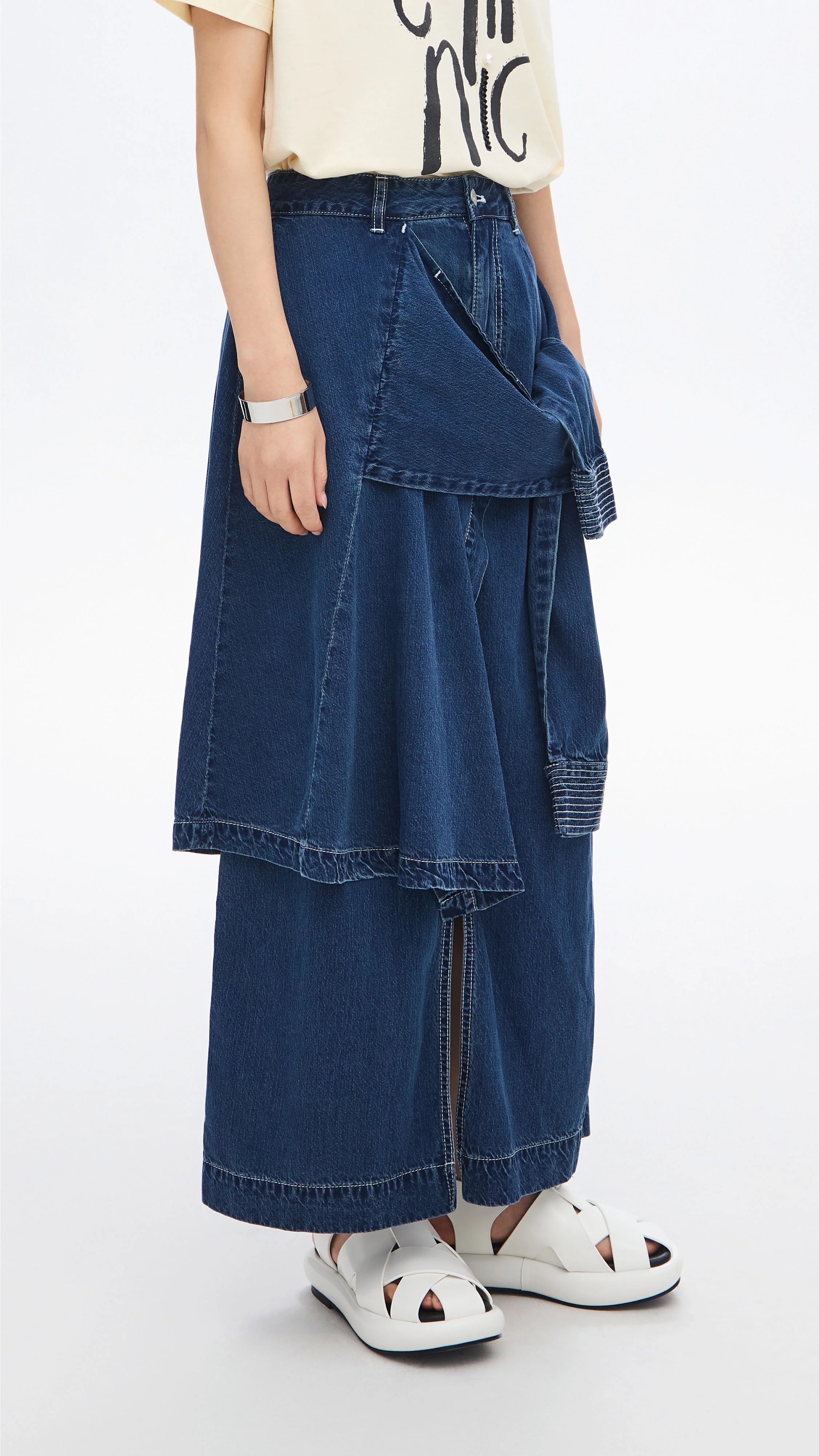 Rebuilt Denim Skirt - Hudung