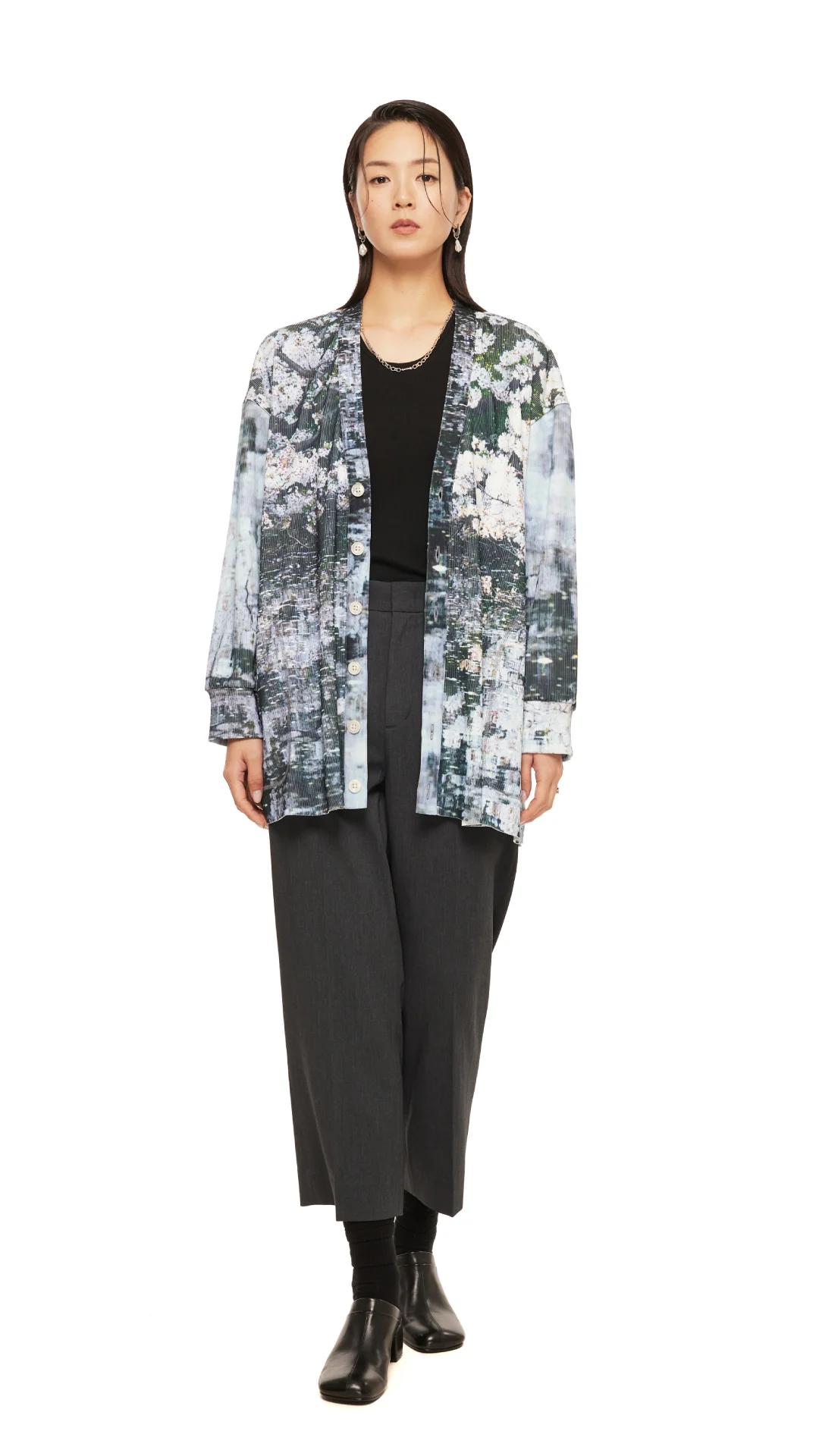 Straight Leg Trousers - Hudung