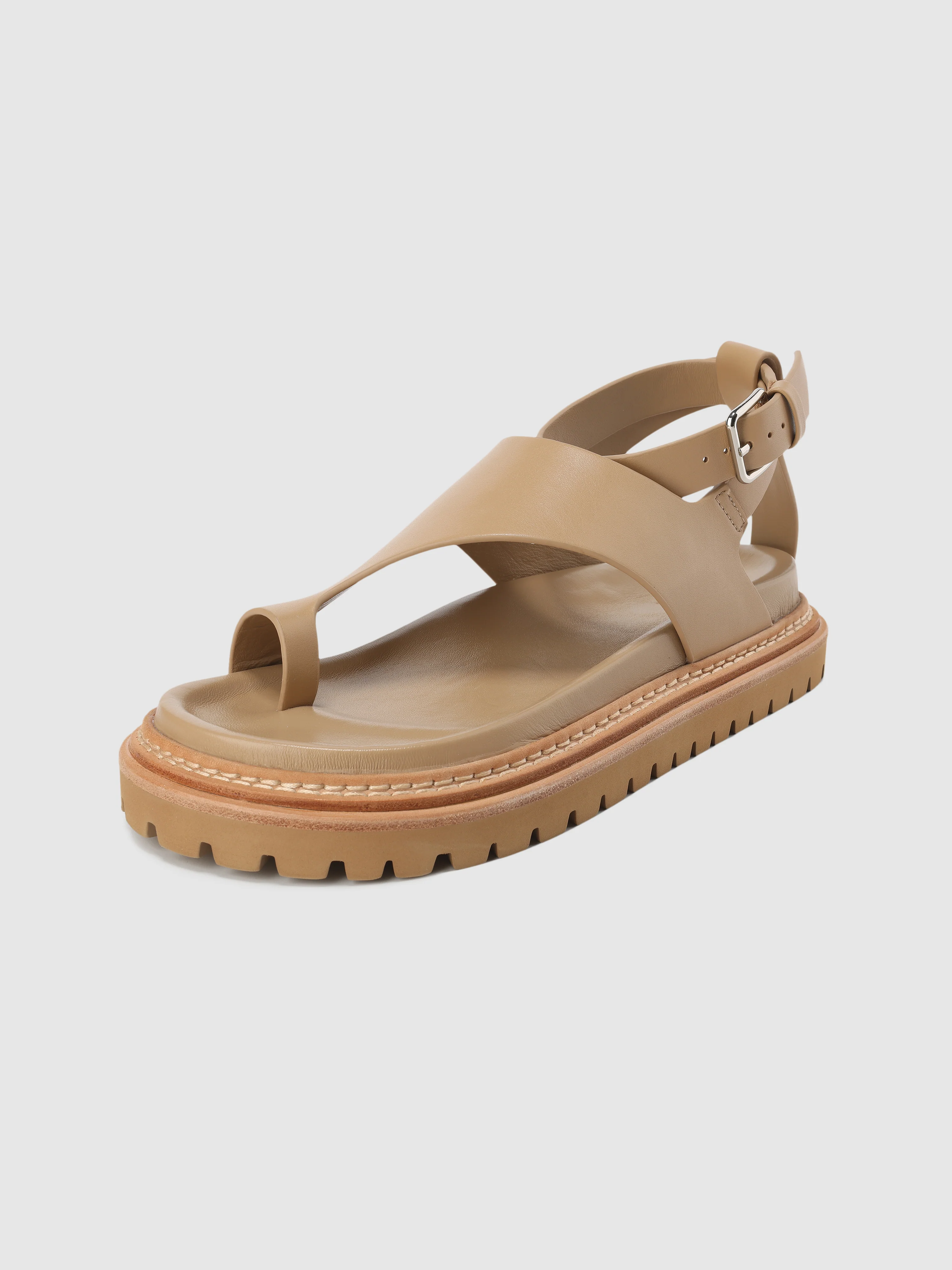 Ring Toe Ankle Strap Sandals - Hudung