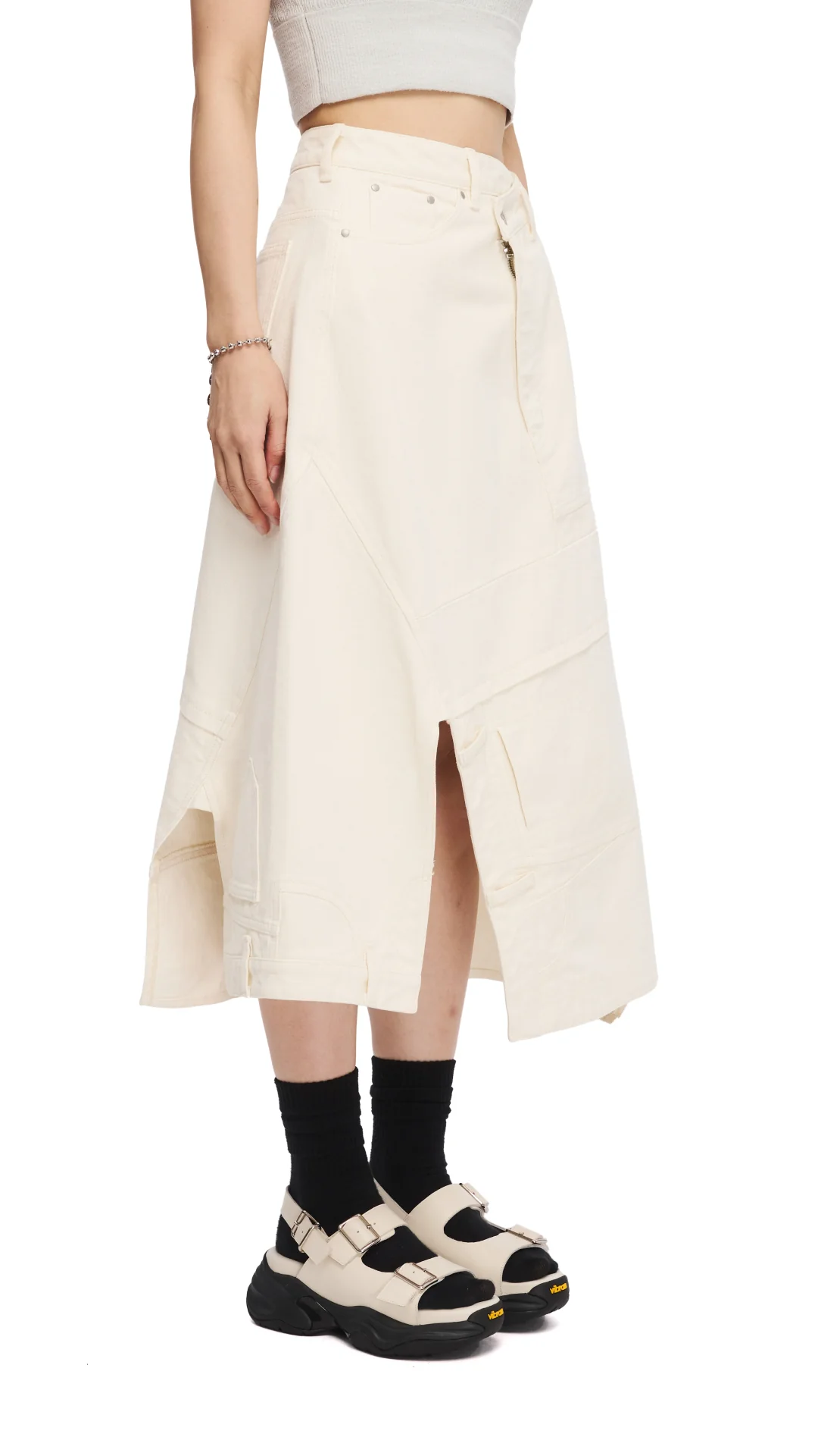 Rebuilt Denim Skirt - Hudung