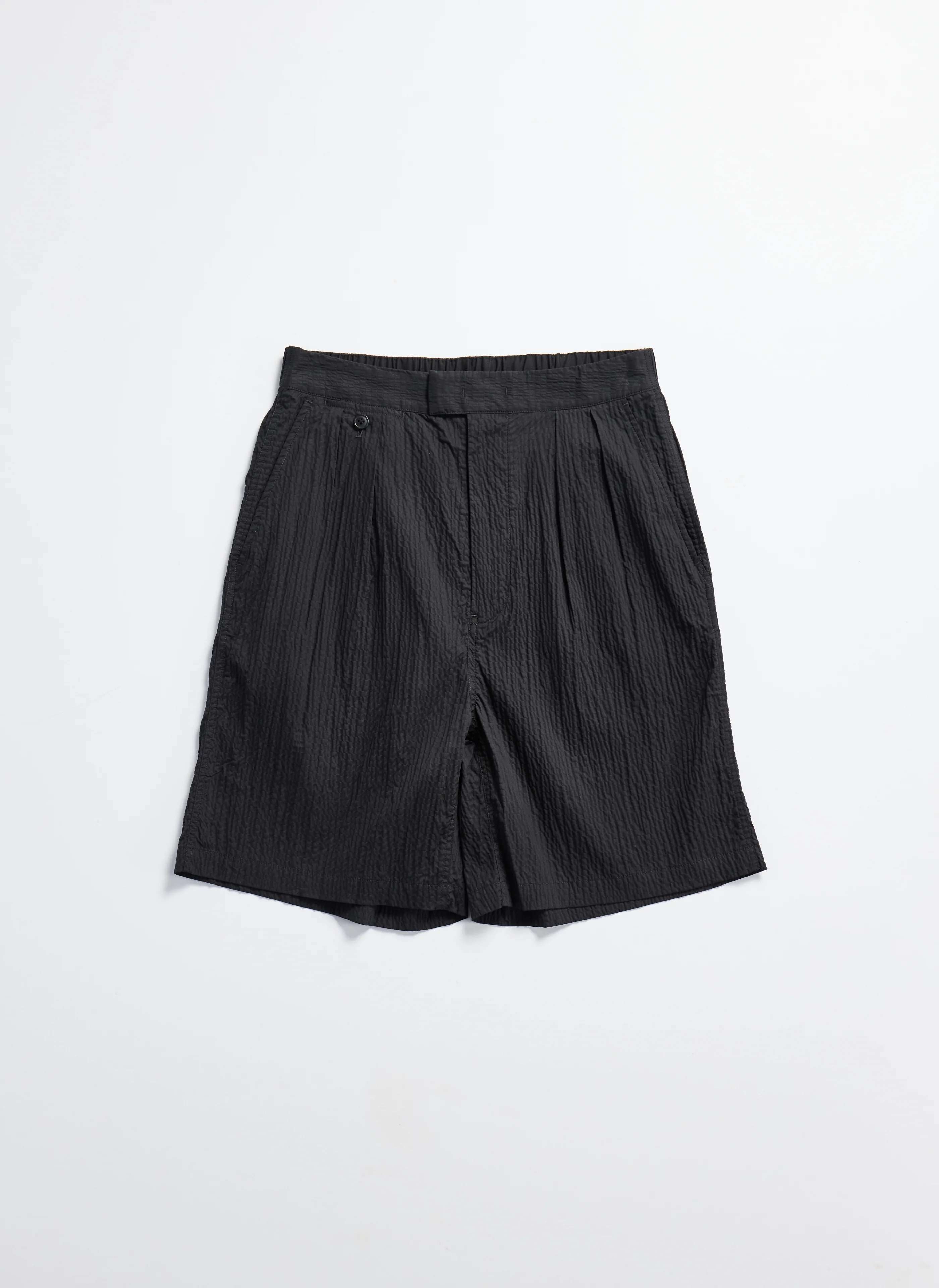 Indigo Cotton Linen Shorts - Hudung