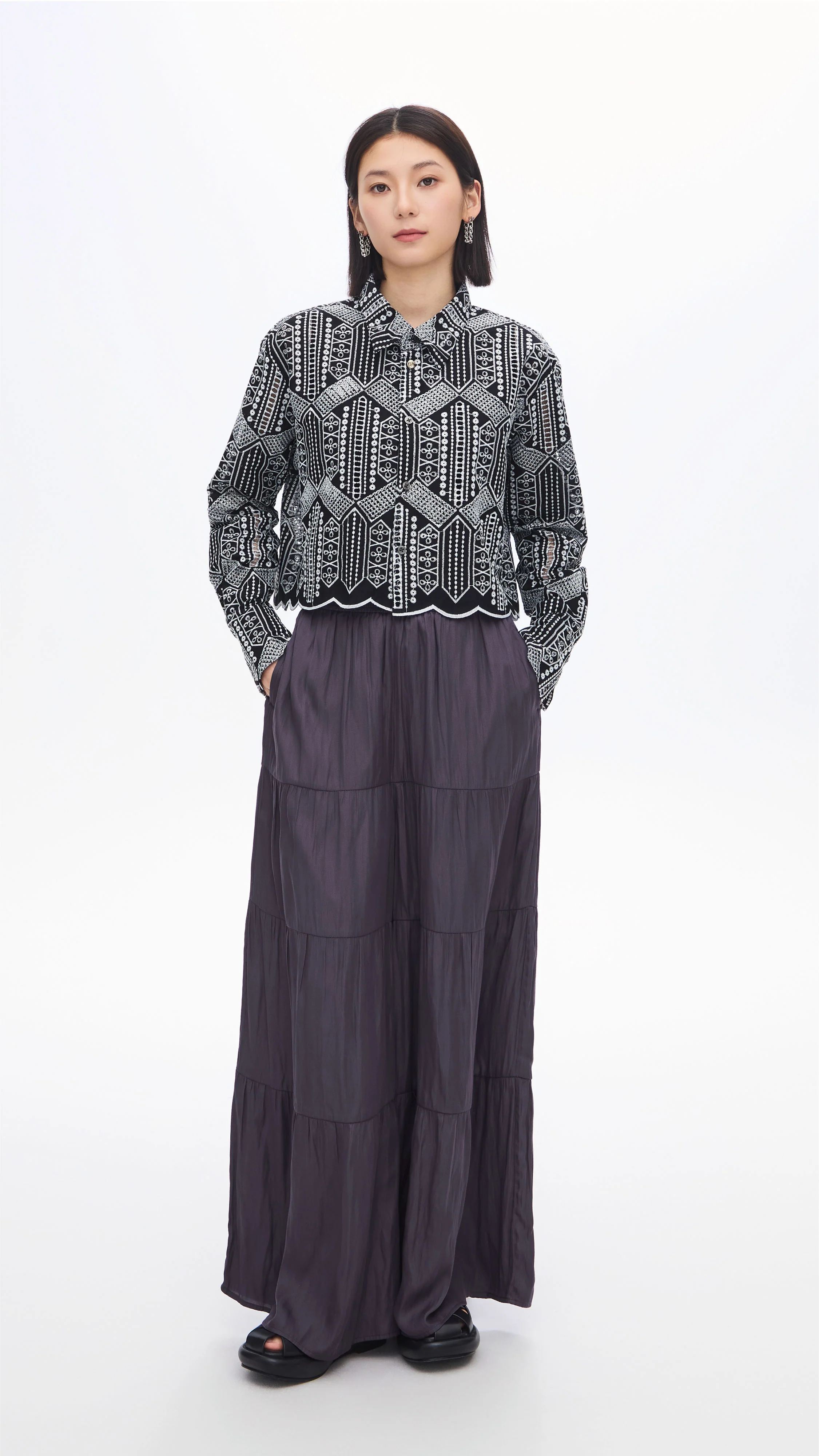 Tiered Pants - Hudung