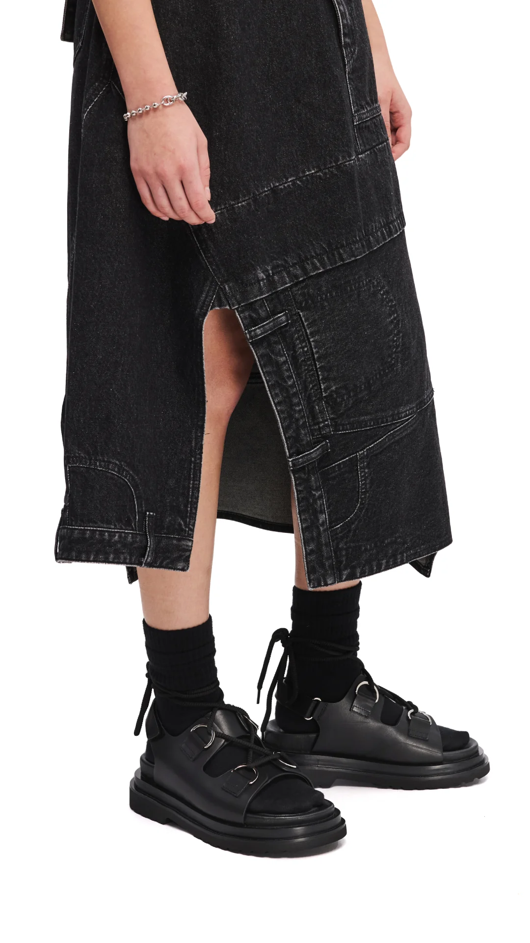 Lace-Up Dad Sandals - Hudung