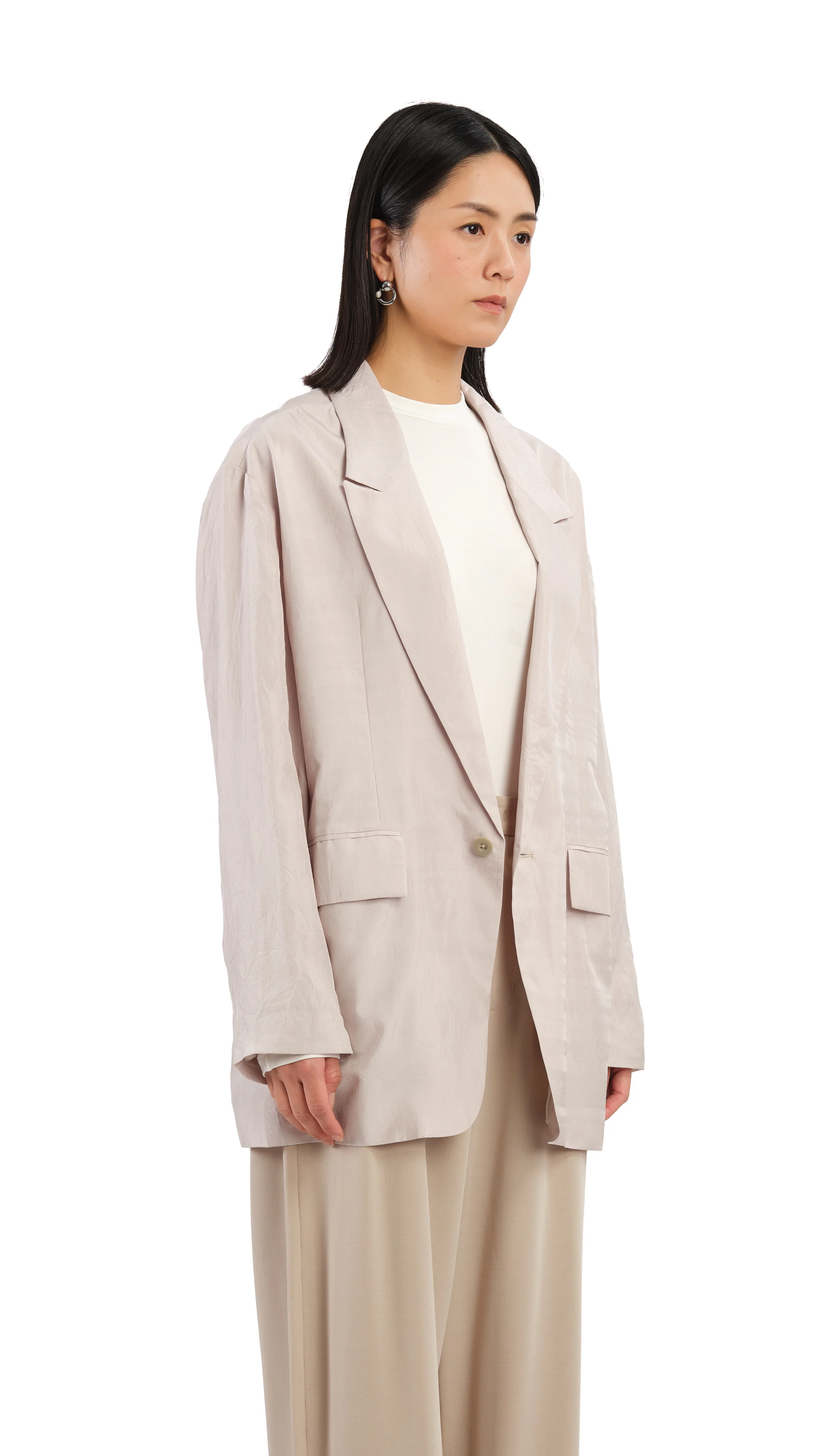 Loose-Fit Blazer - Hudung