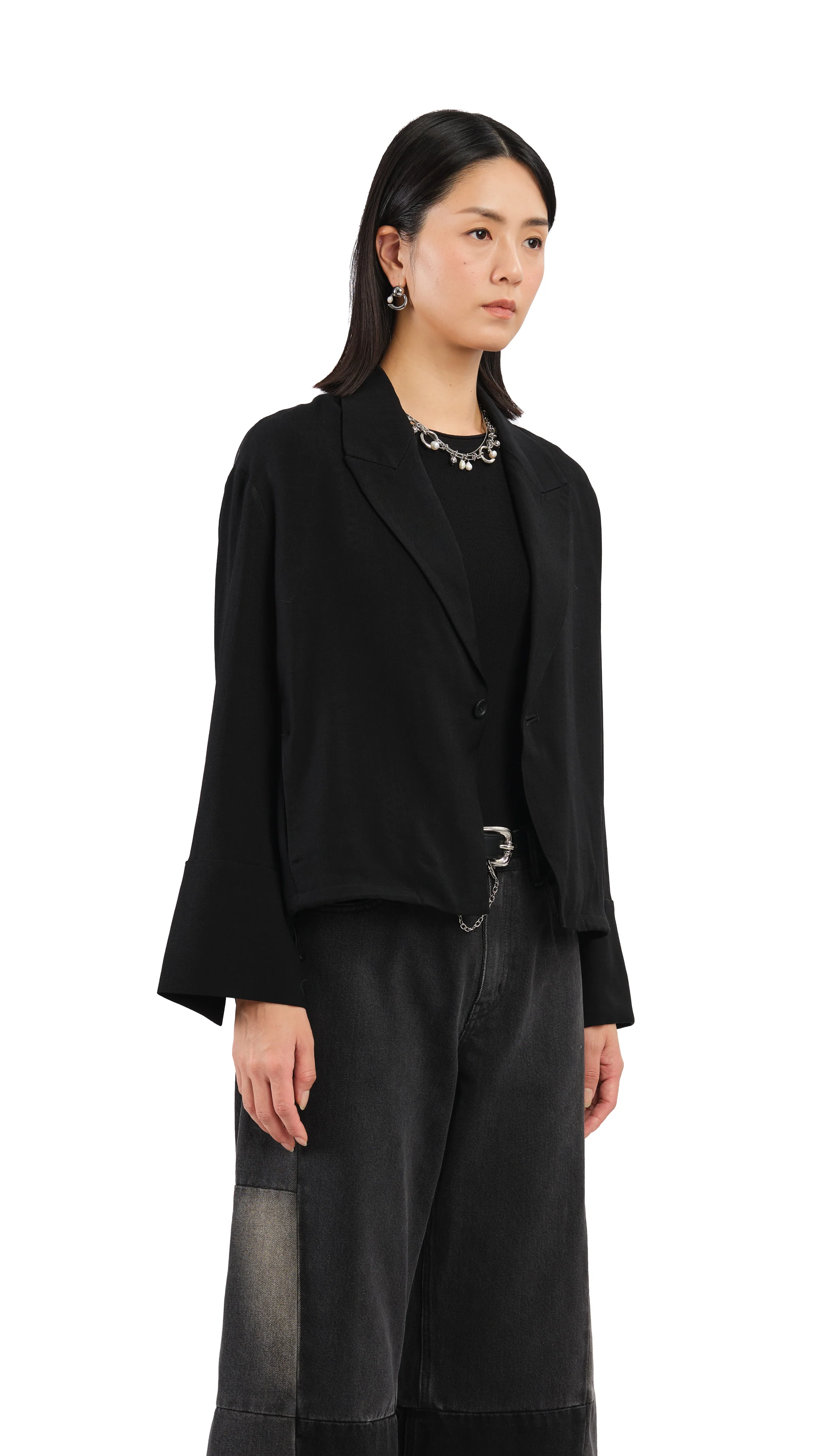 Mesh Blazer - Hudung