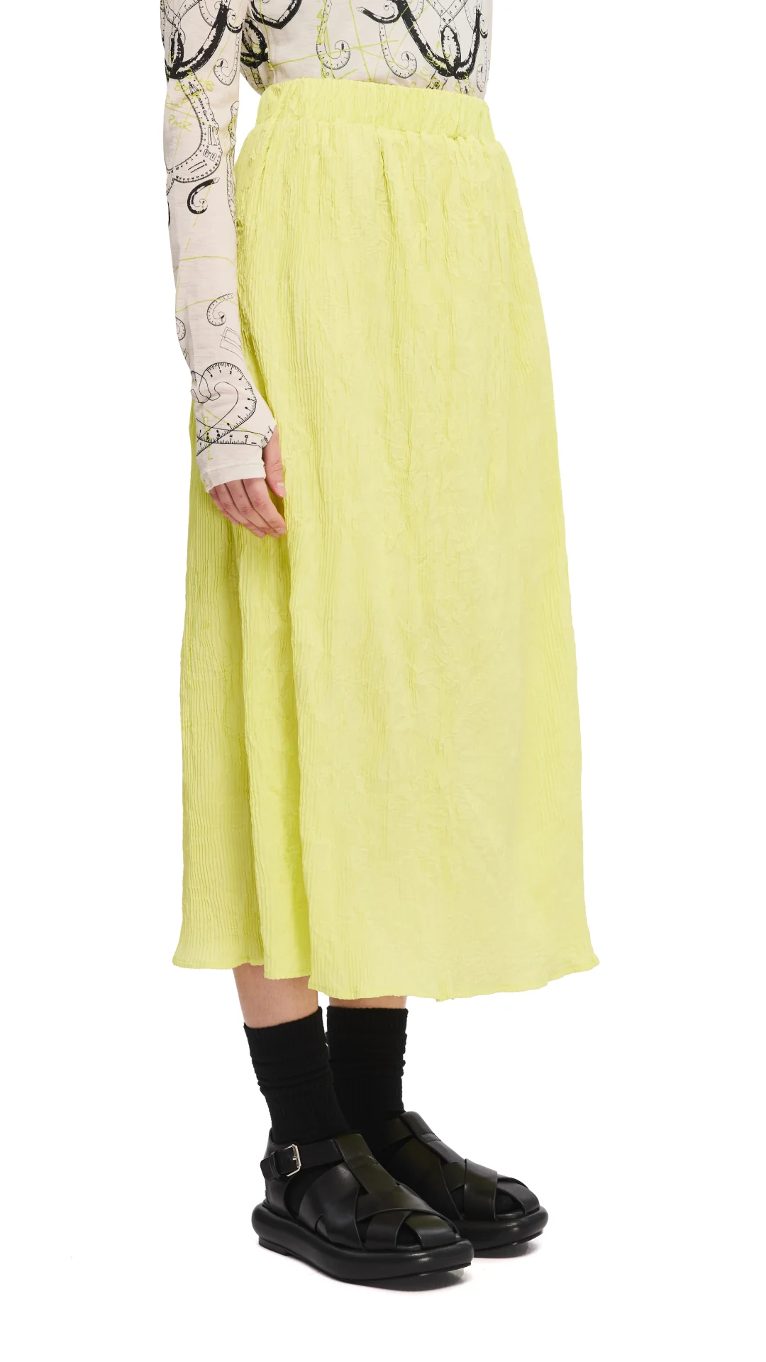 Pleated Skirt - Hudung